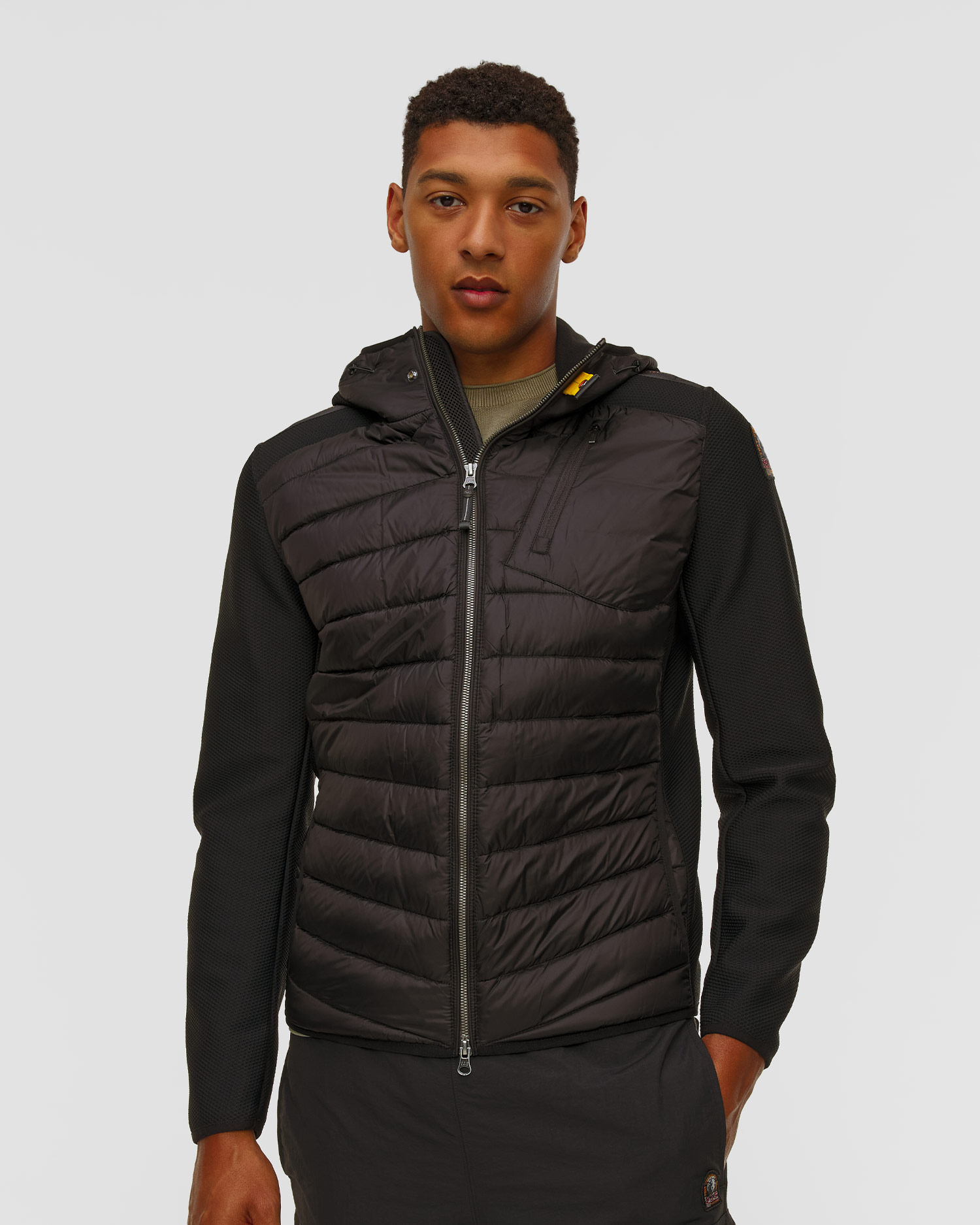 Parajumpers Nolan Hybrid-Daunenjacke für Herren in Schwarz