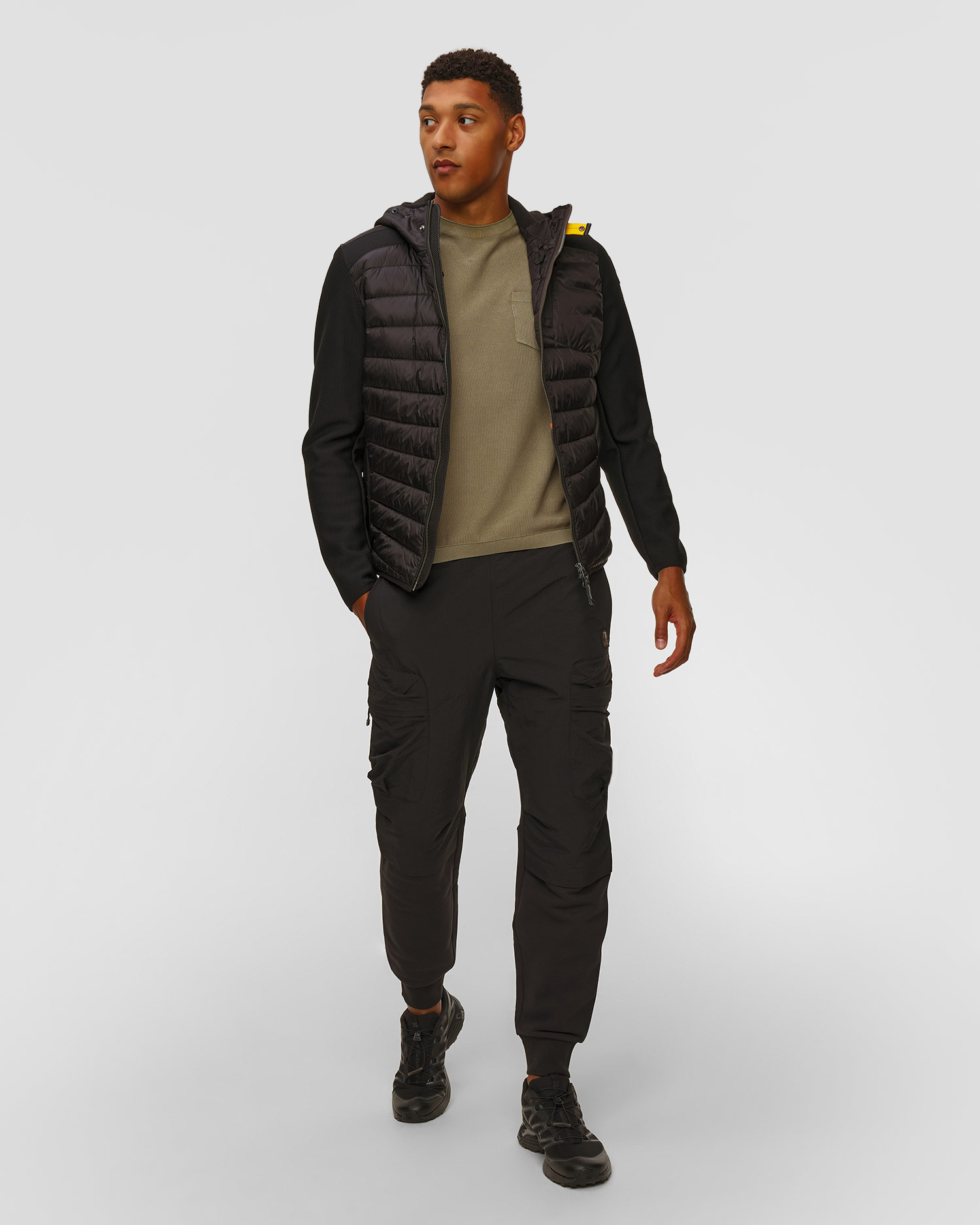 Parajumpers Nolan Hybrid-Daunenjacke für Herren in Schwarz