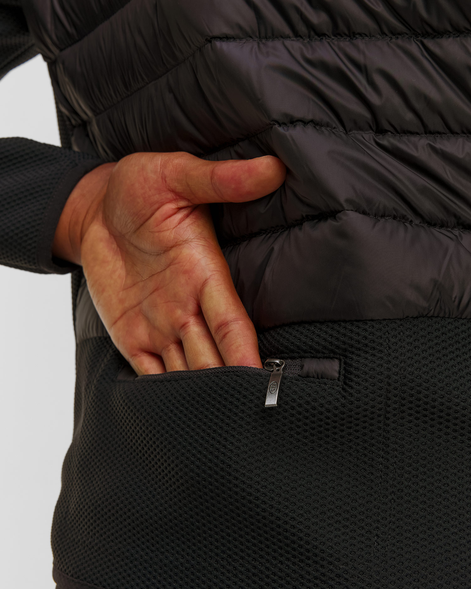 Parajumpers Nolan Hybrid-Daunenjacke für Herren in Schwarz