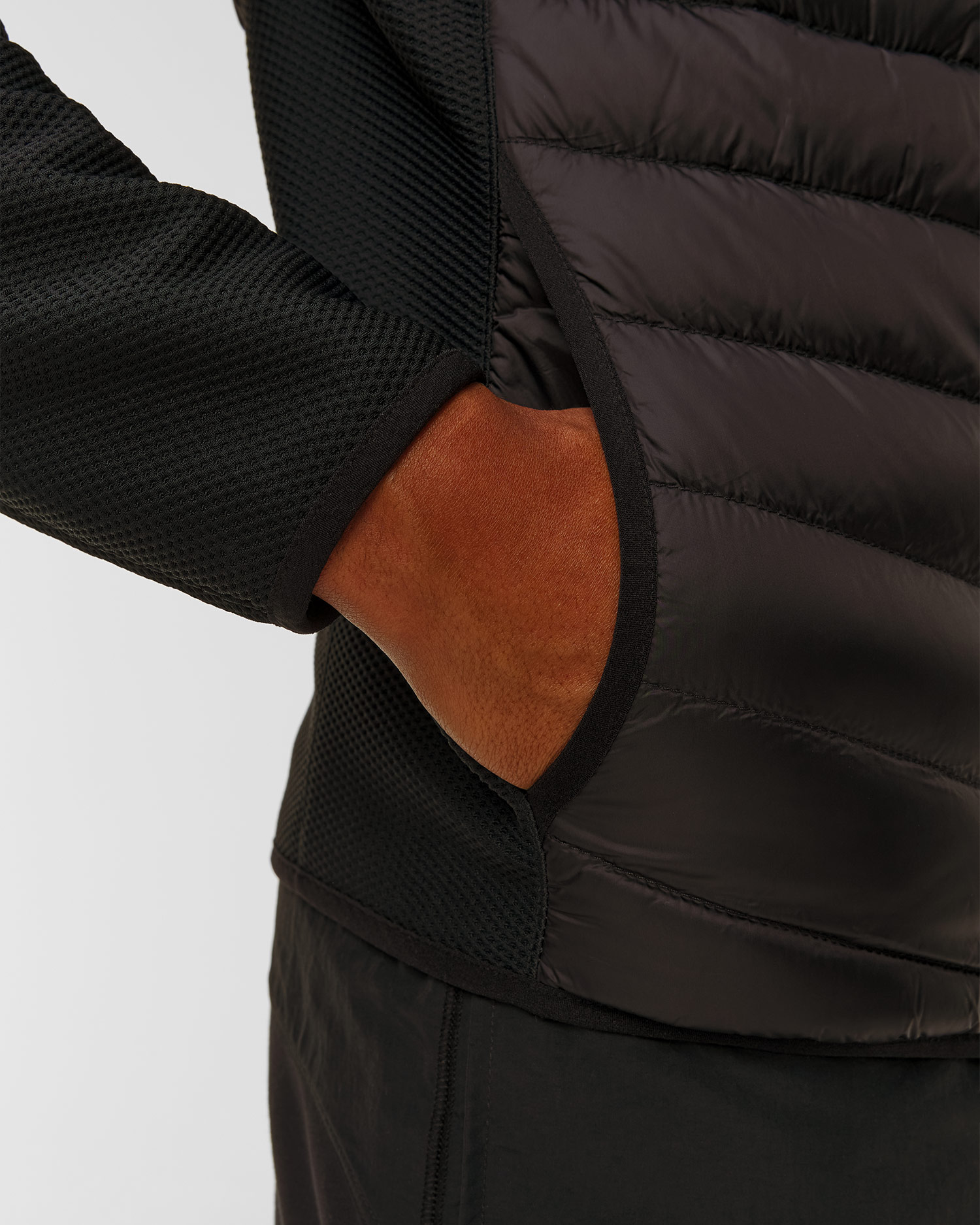 Parajumpers Nolan Hybrid-Daunenjacke für Herren in Schwarz