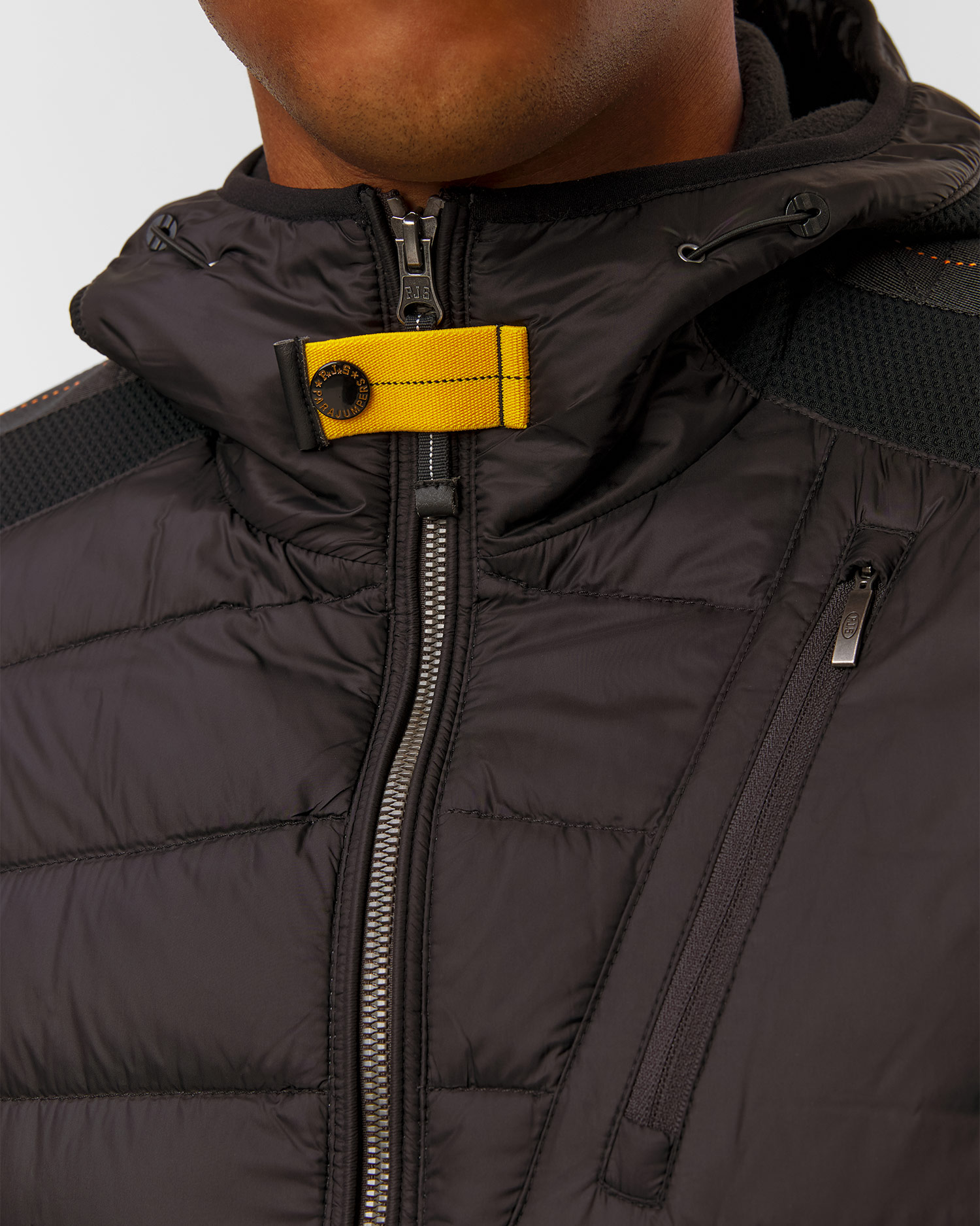 Parajumpers Nolan Hybrid-Daunenjacke für Herren in Schwarz