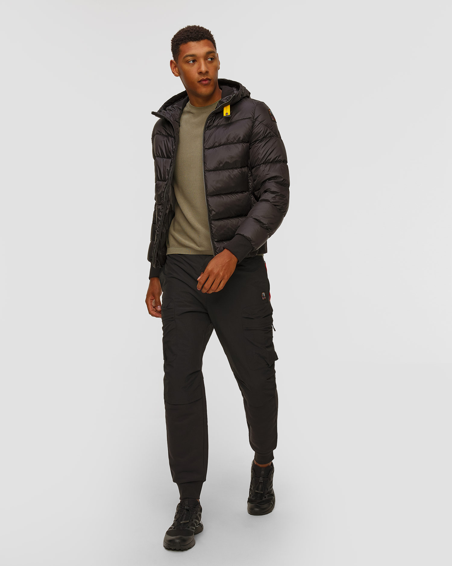Doudoune noire pour hommes Parajumpers Pharrell