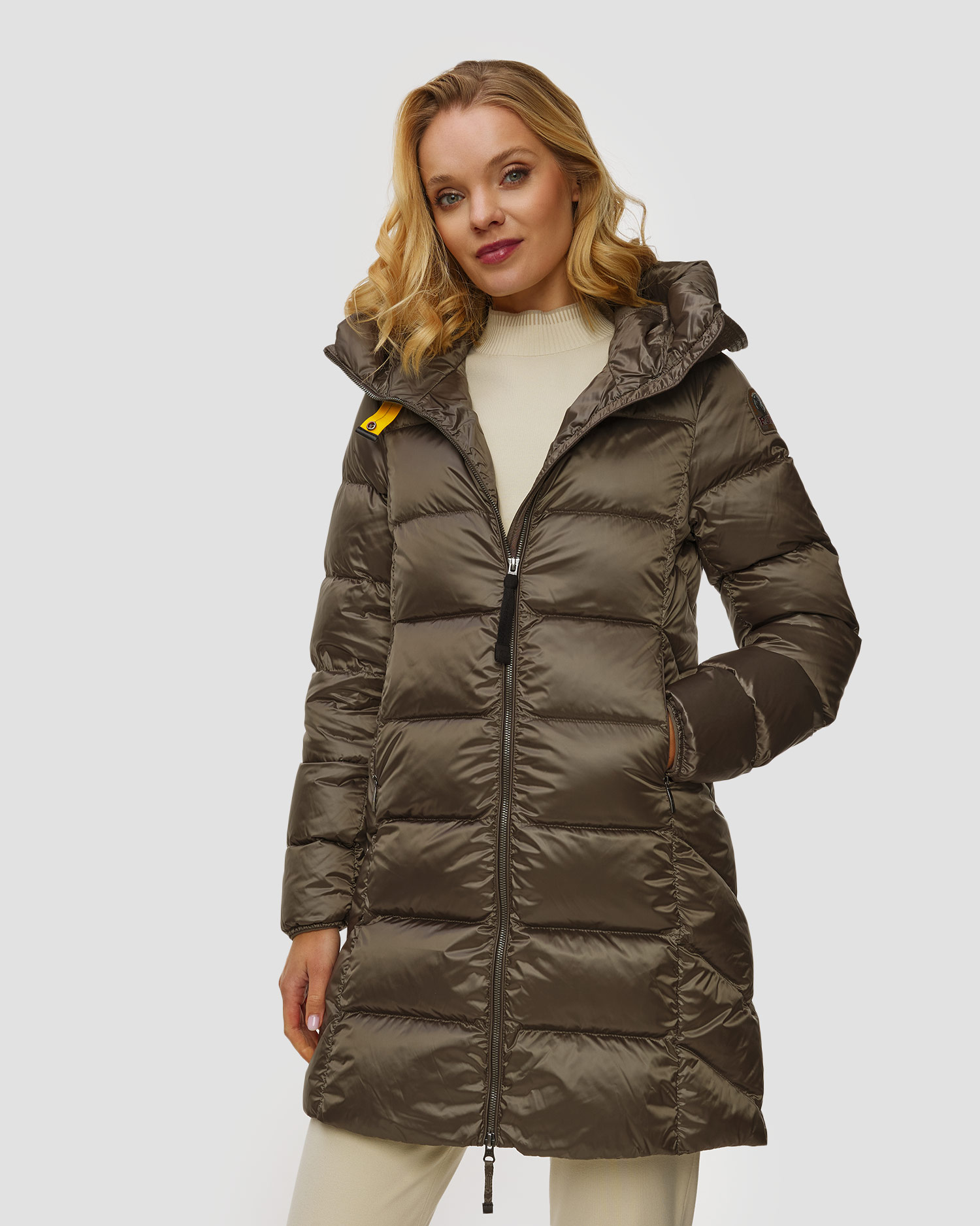 Doudoune verte pour femmes Parajumpers Marion 