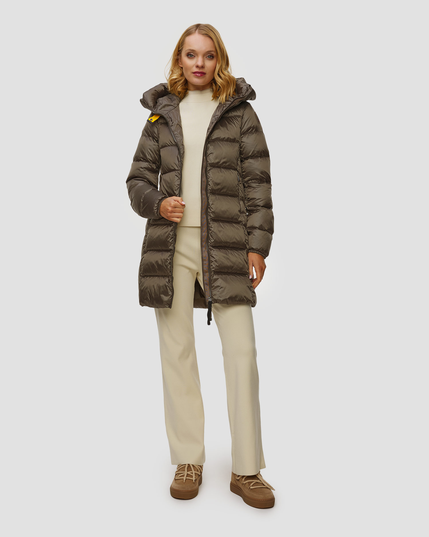 Doudoune verte pour femmes Parajumpers Marion 
