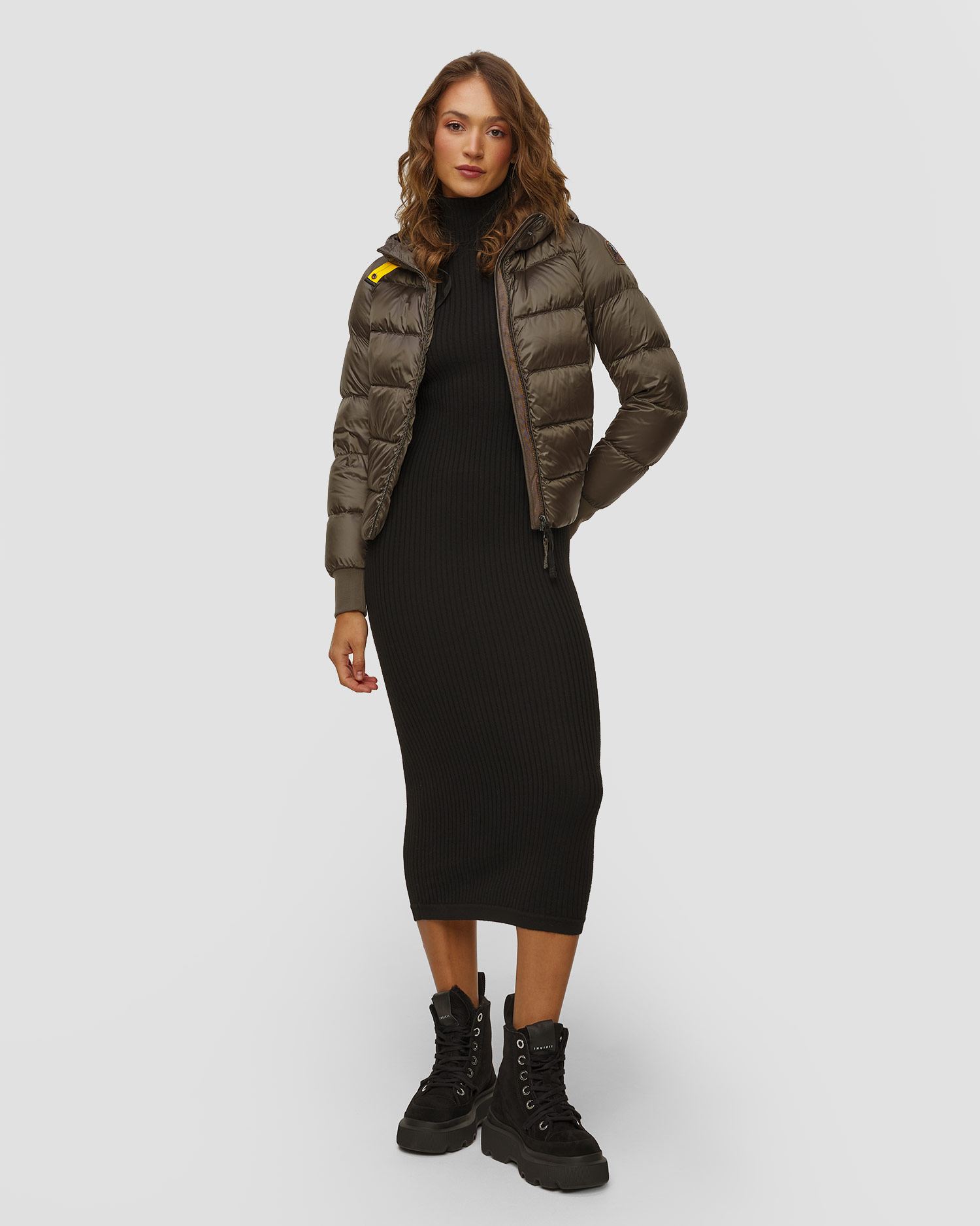 Doudoune olive pour femmes Parajumpers Mariah