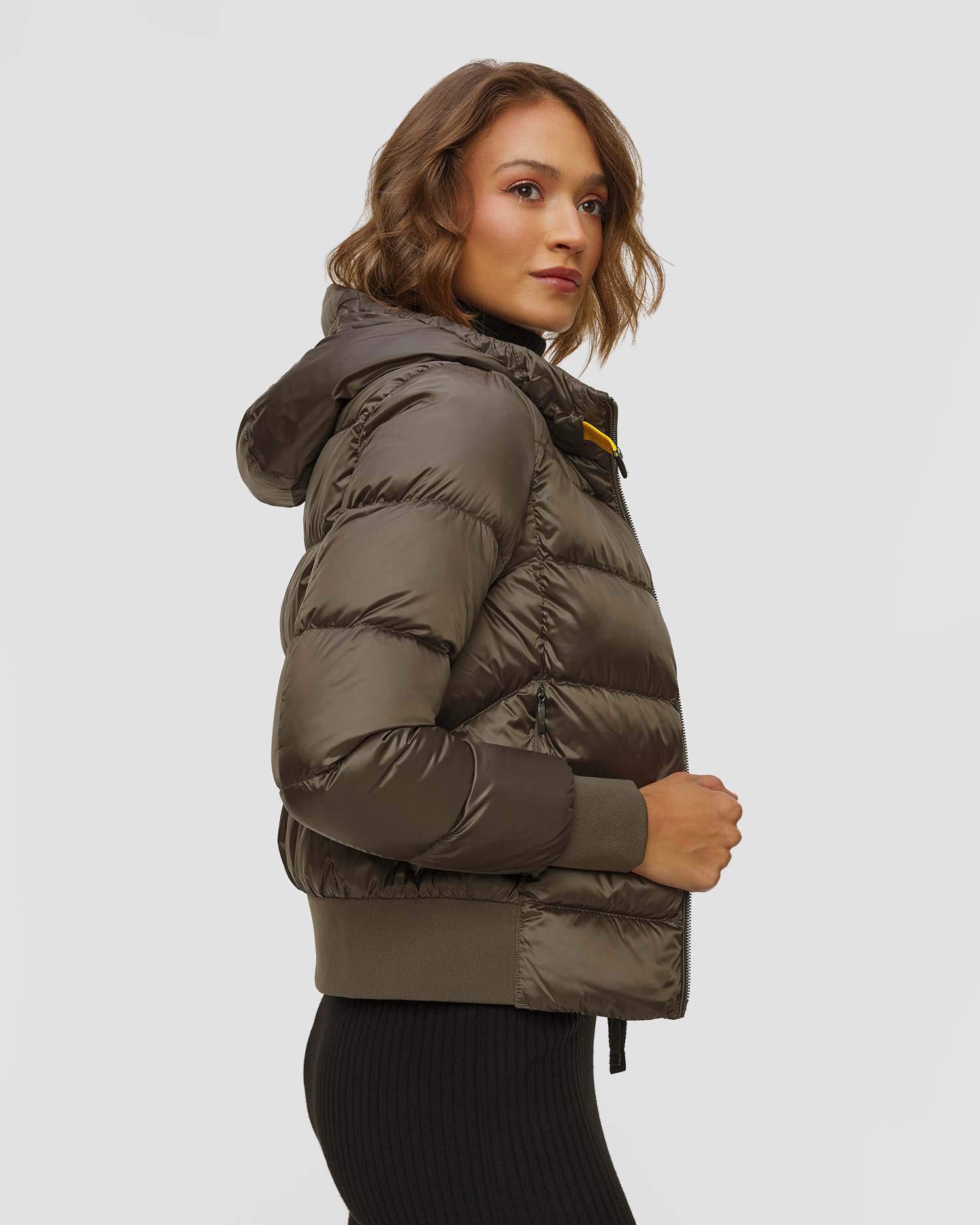 Oliwkowa kurtka puchowa damska Parajumpers Mariah