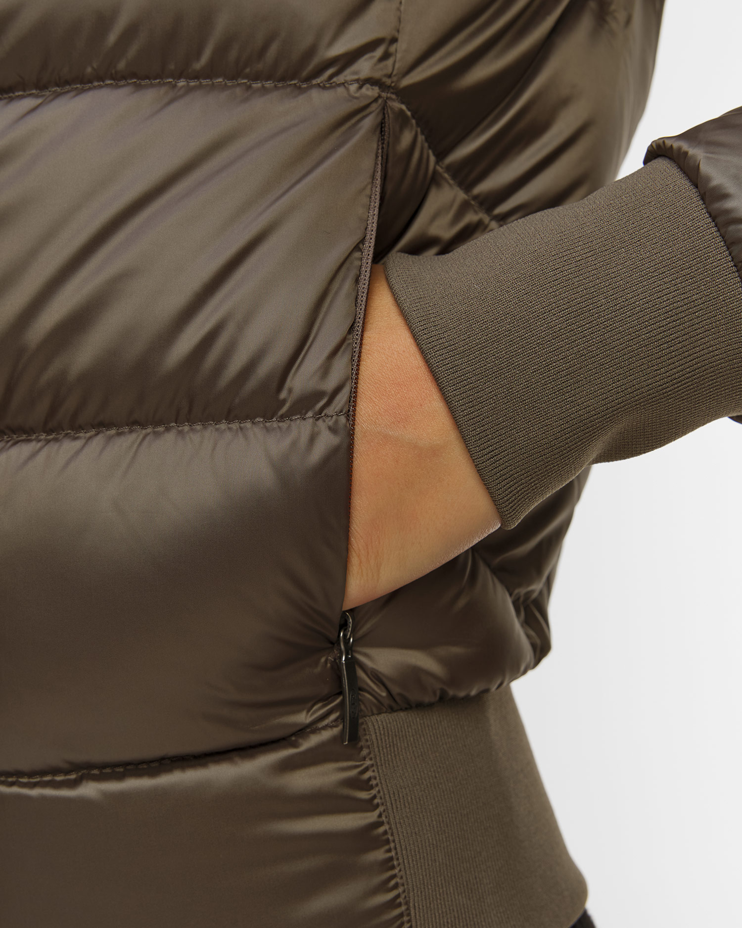 Oliwkowa kurtka puchowa damska Parajumpers Mariah