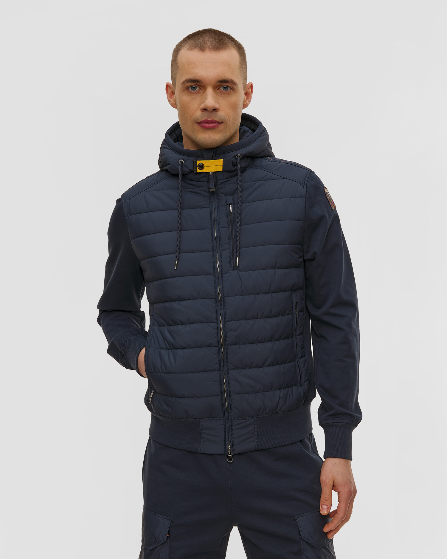 Men's navy blue jacket Parajumpers Ivor, Color/Pattern: Granatowy