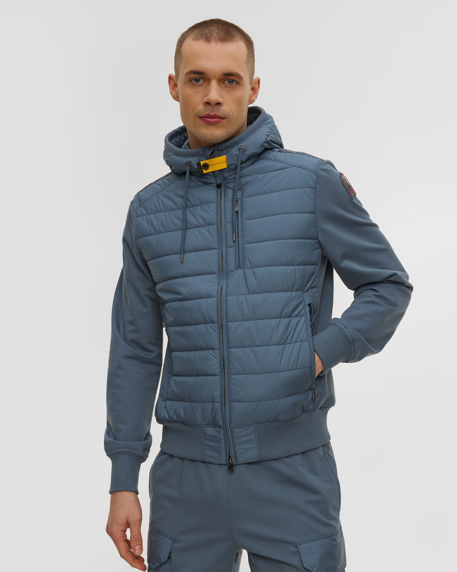 Men's blue jacket Parajumpers Ivor, Color/Pattern: Niebieski