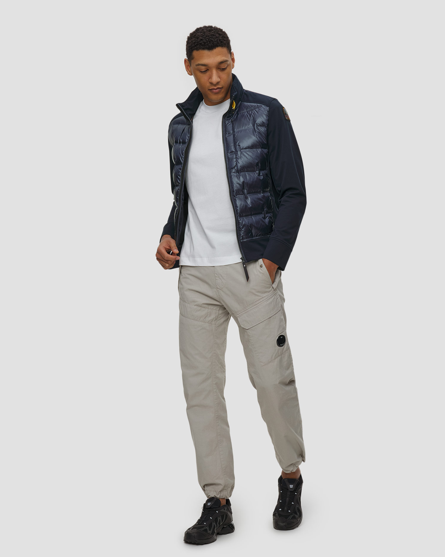 Tmavě modrá pánská péřová bunda Parajumpers Matty