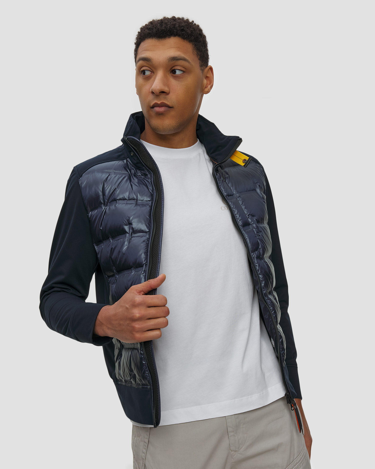 Tmavě modrá pánská péřová bunda Parajumpers Matty