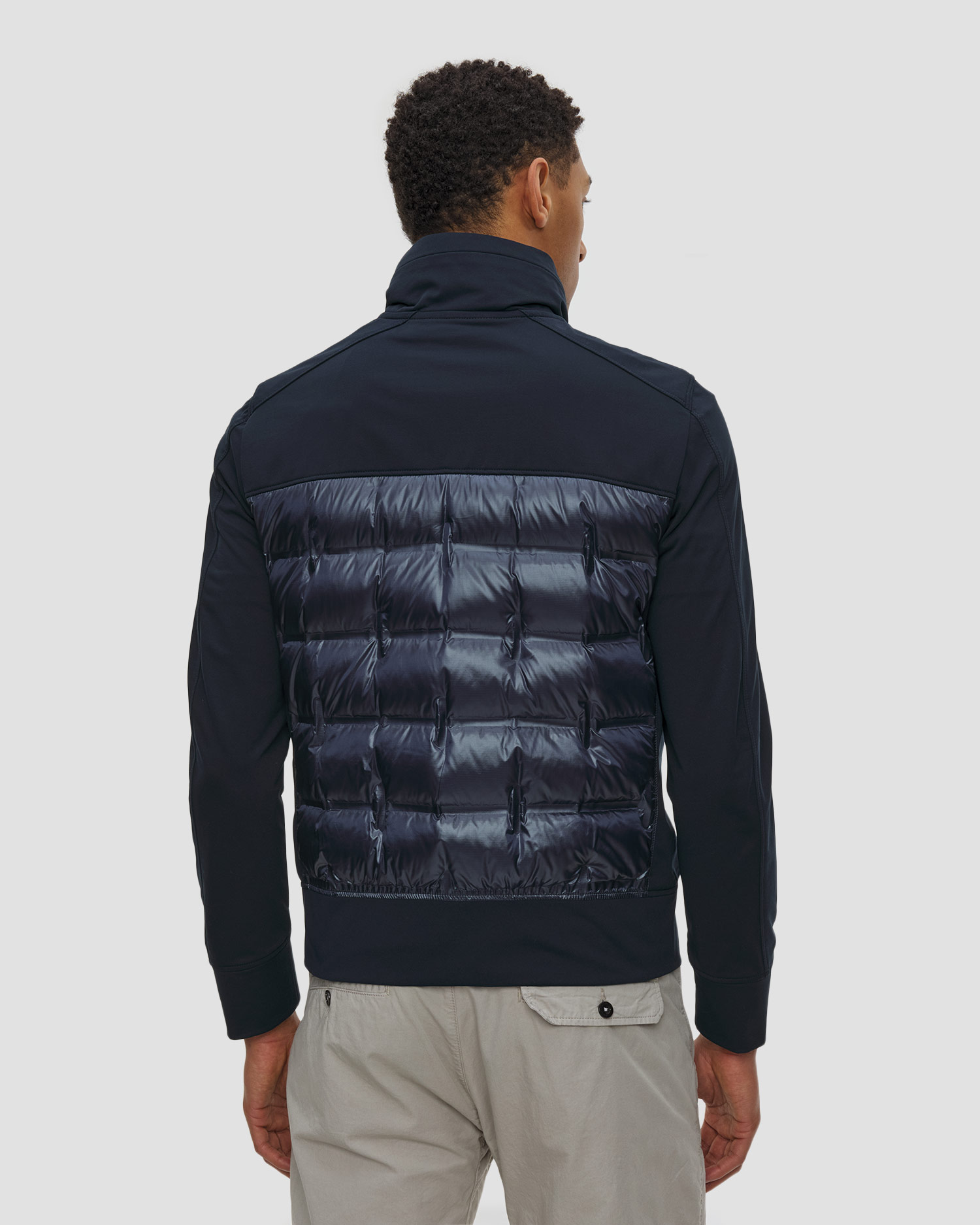 Tmavě modrá pánská péřová bunda Parajumpers Matty