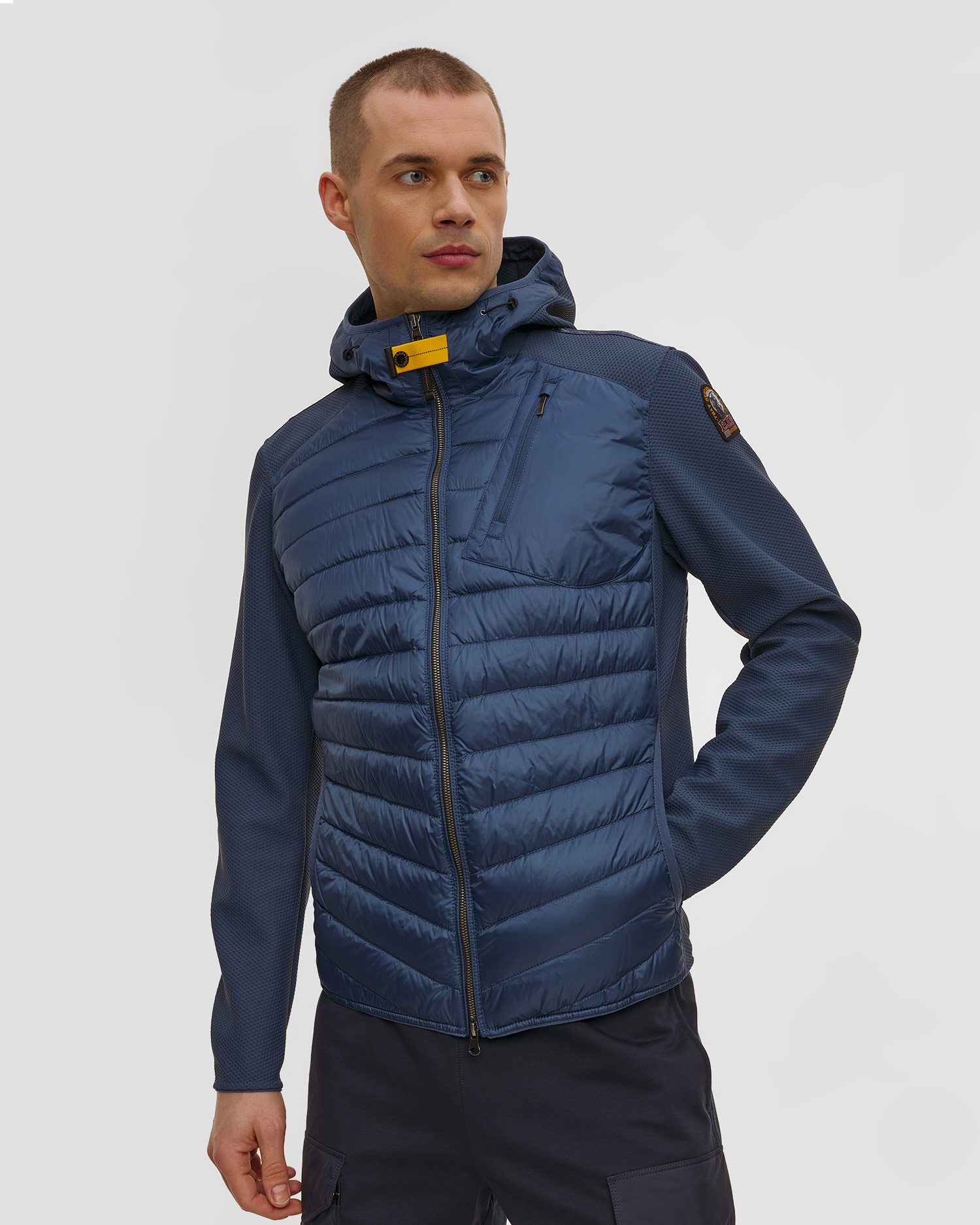Men's blue jacket Parajumpers Nolan, Color/Pattern: Niebieski
