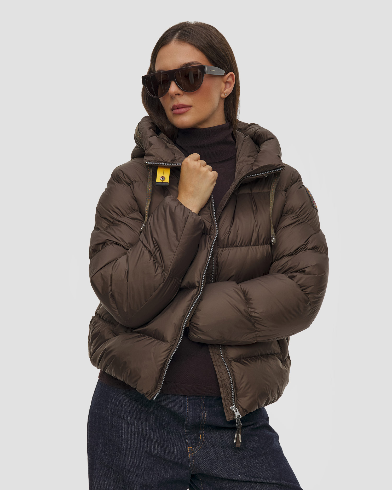 Veste en duvet pour femmes Parajumpers Tilly, Couleur: Brązowy