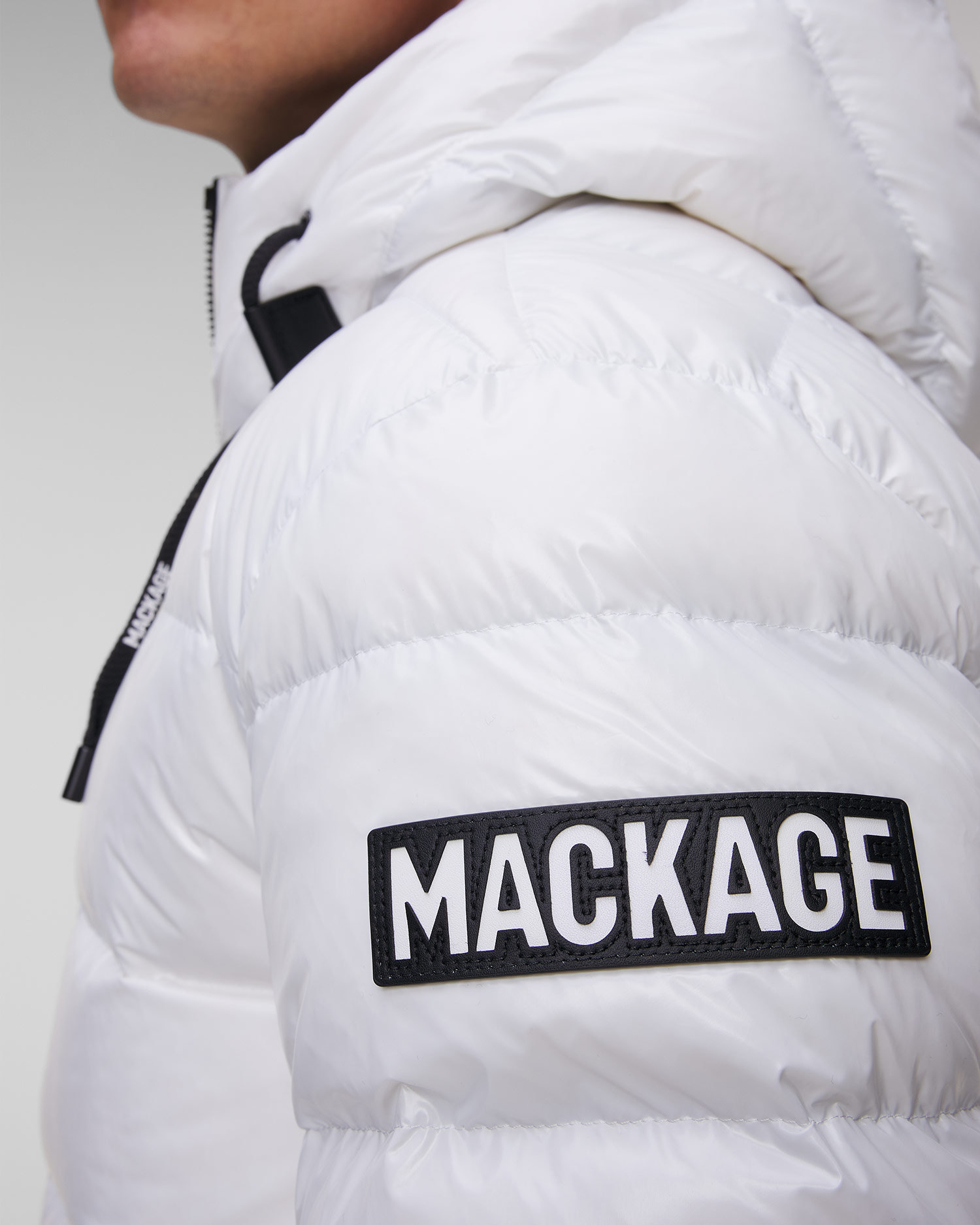 Men’s white down jacket Mackage Victor