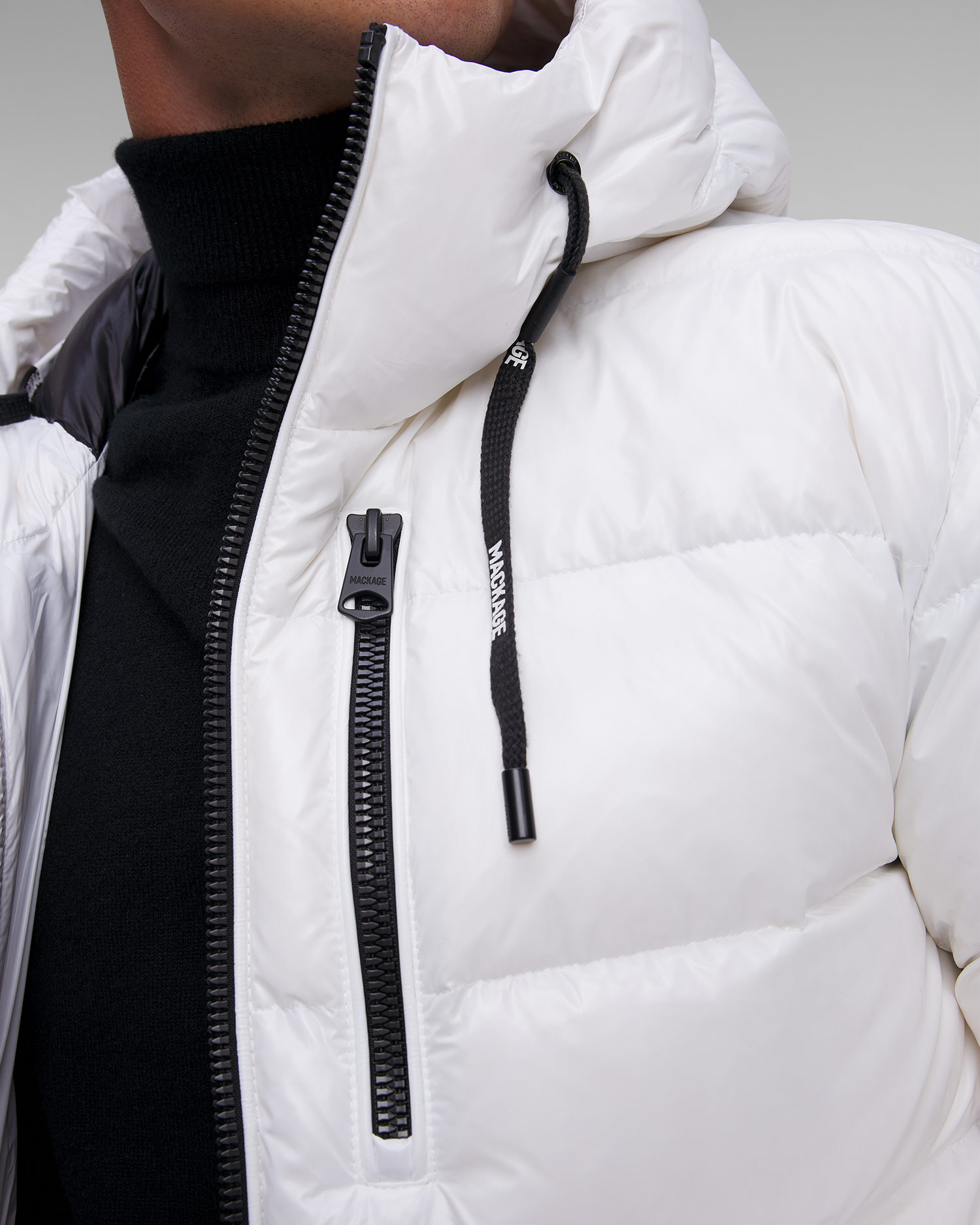 Men’s white down jacket Mackage Victor