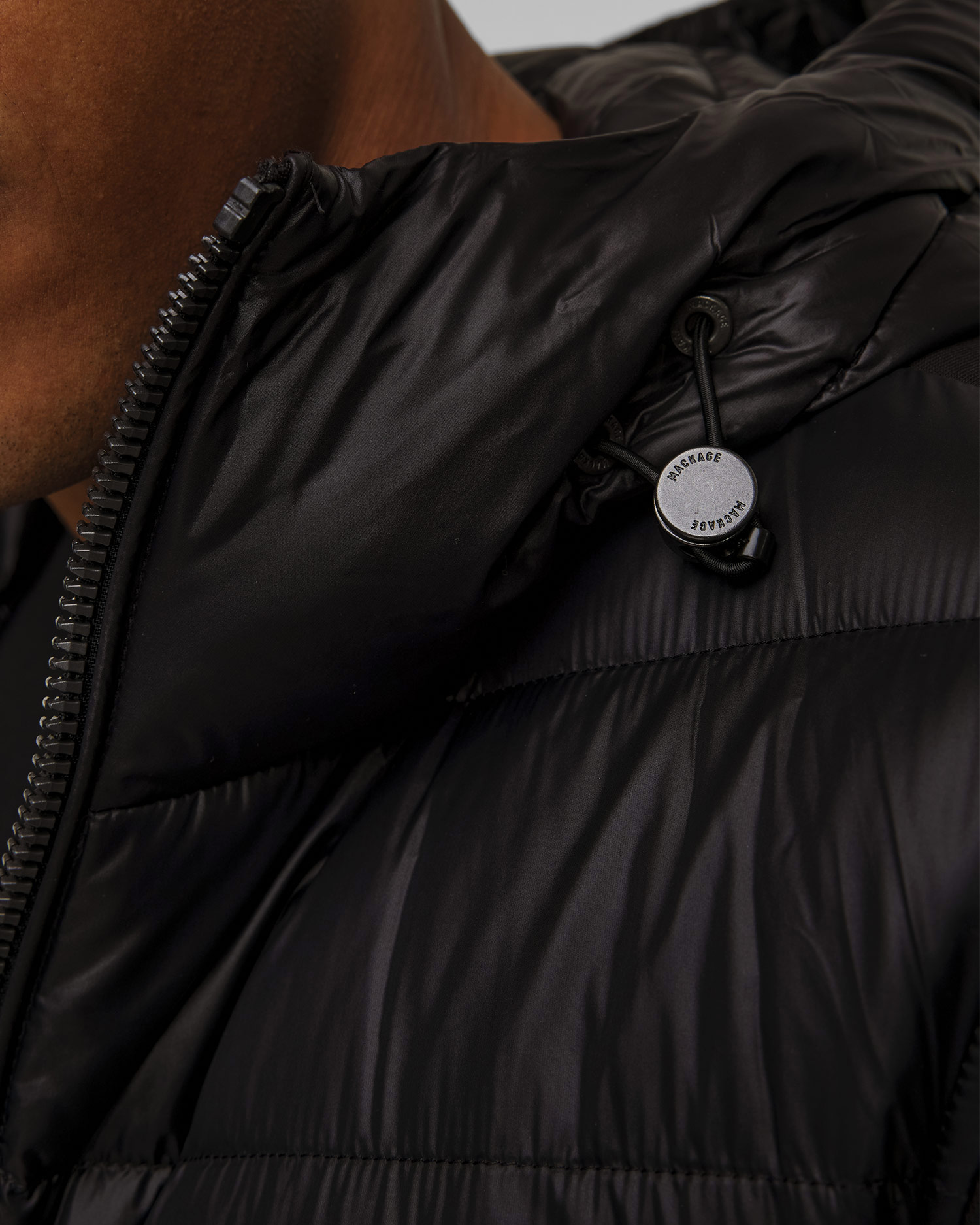 Giacca ibrida nera da uomo Mackage Frank-r