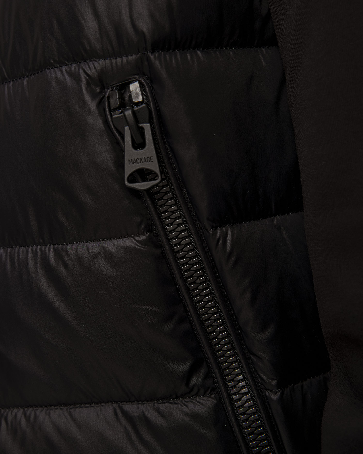 Giacca ibrida nera da uomo Mackage Frank-r