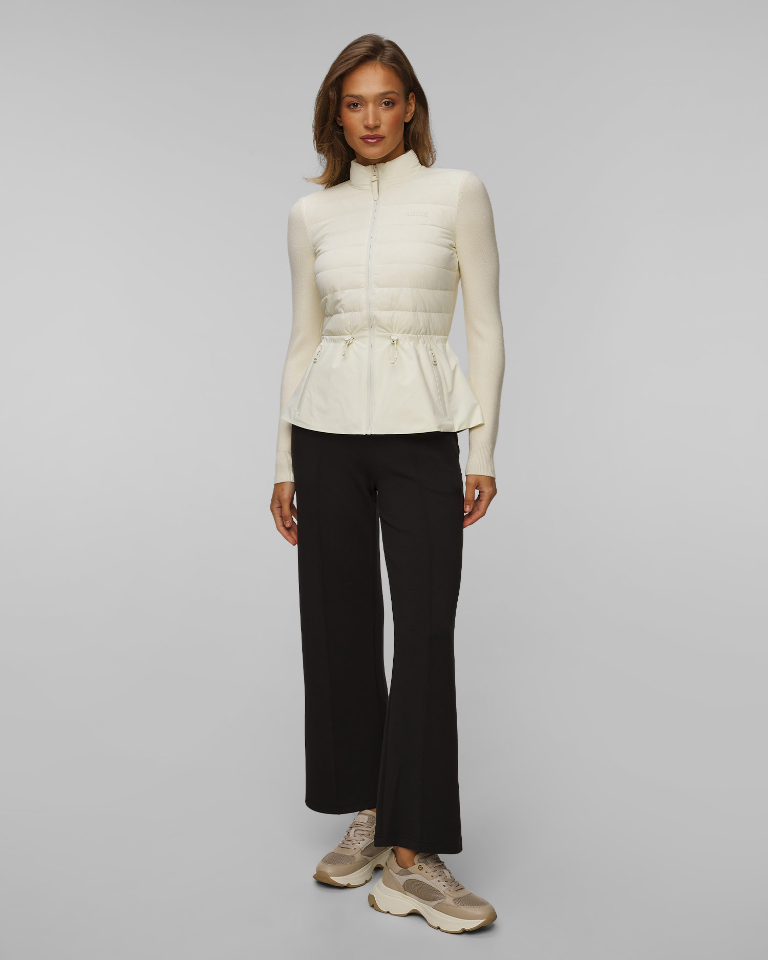 Dámská bunda Mackage Laika-Z v Béžové Barvě