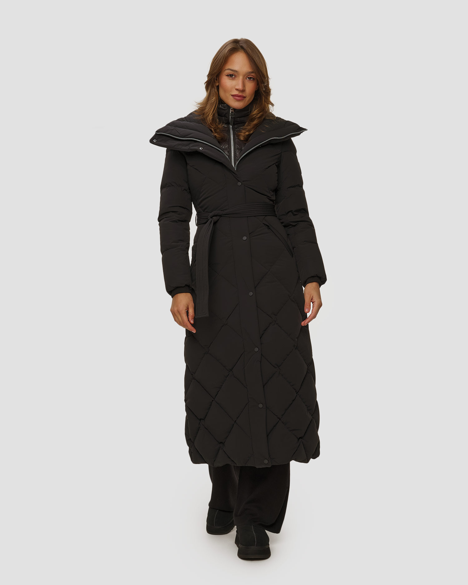 Mackage Laurella Damen-Daunenmantel, Farbe/Muster: Czarny