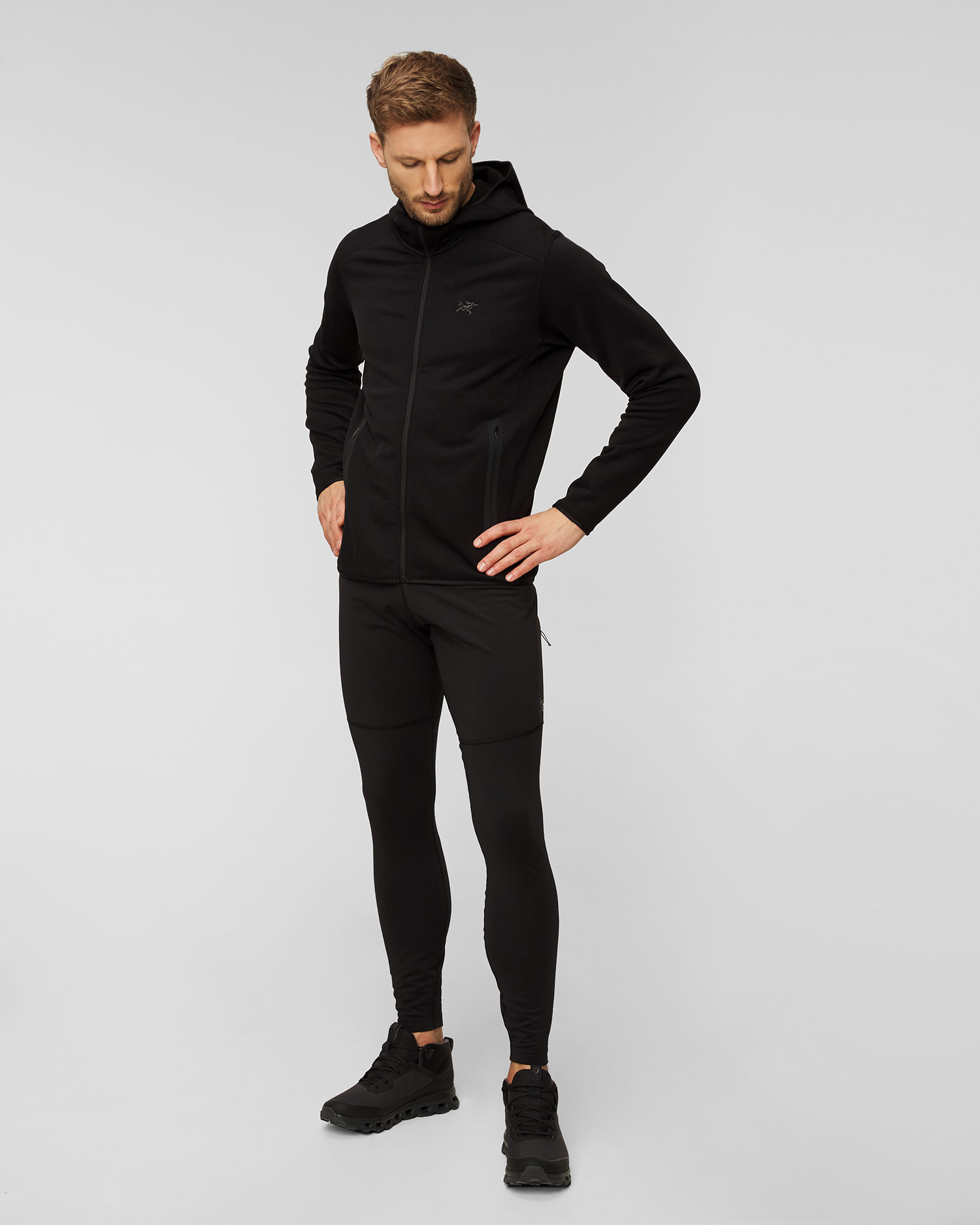 Leggings termoattivi da uomo ARCTERYX RHO LT