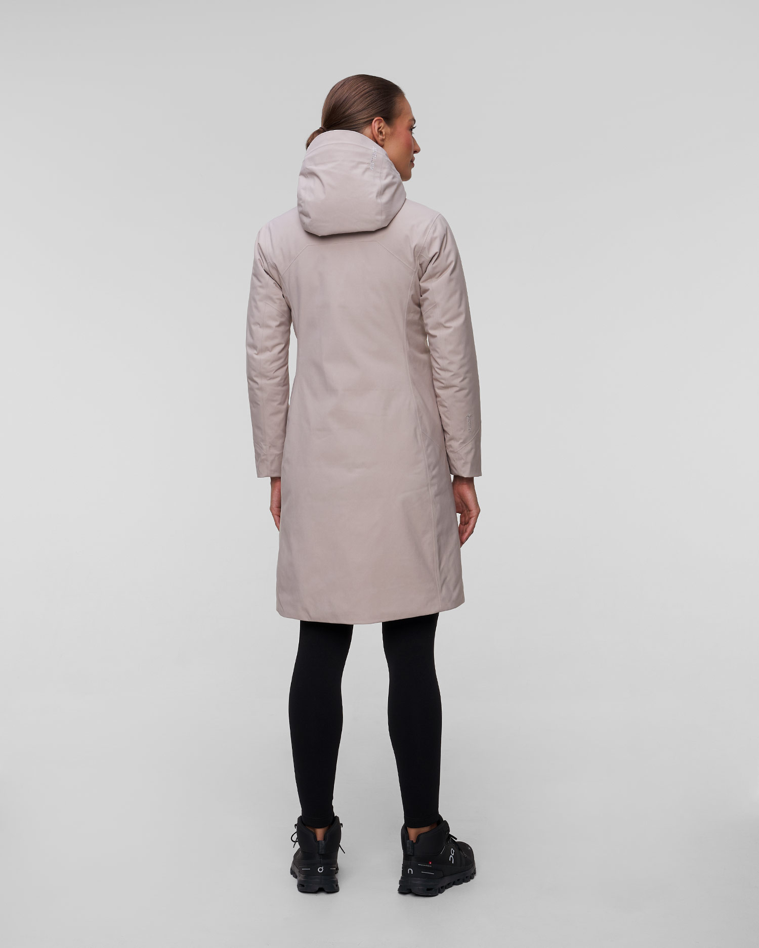 Women's beige down parka Arcteryx Patera
