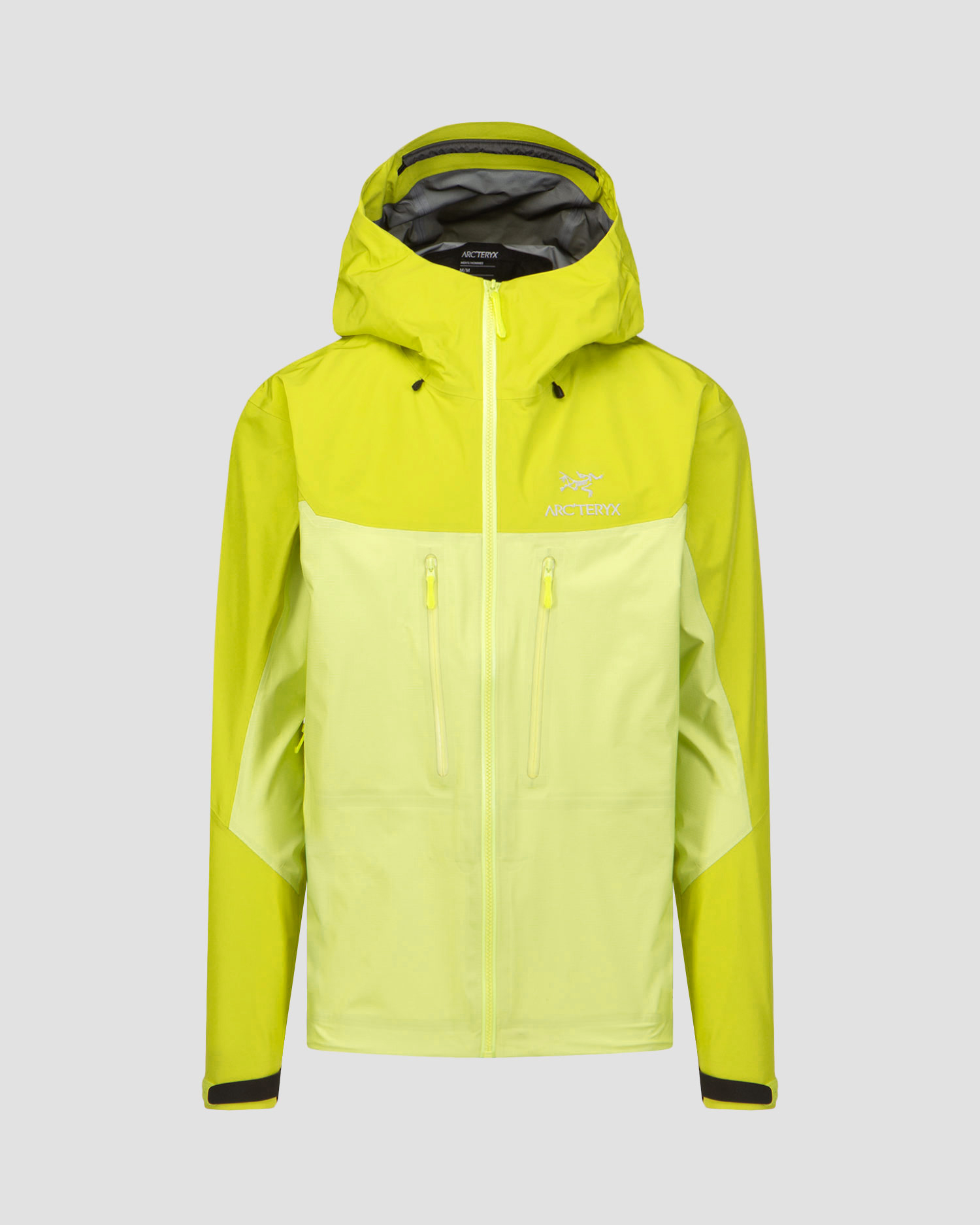 Żółta kurtka hardshellowa kurtka męska Arcteryx Alpha