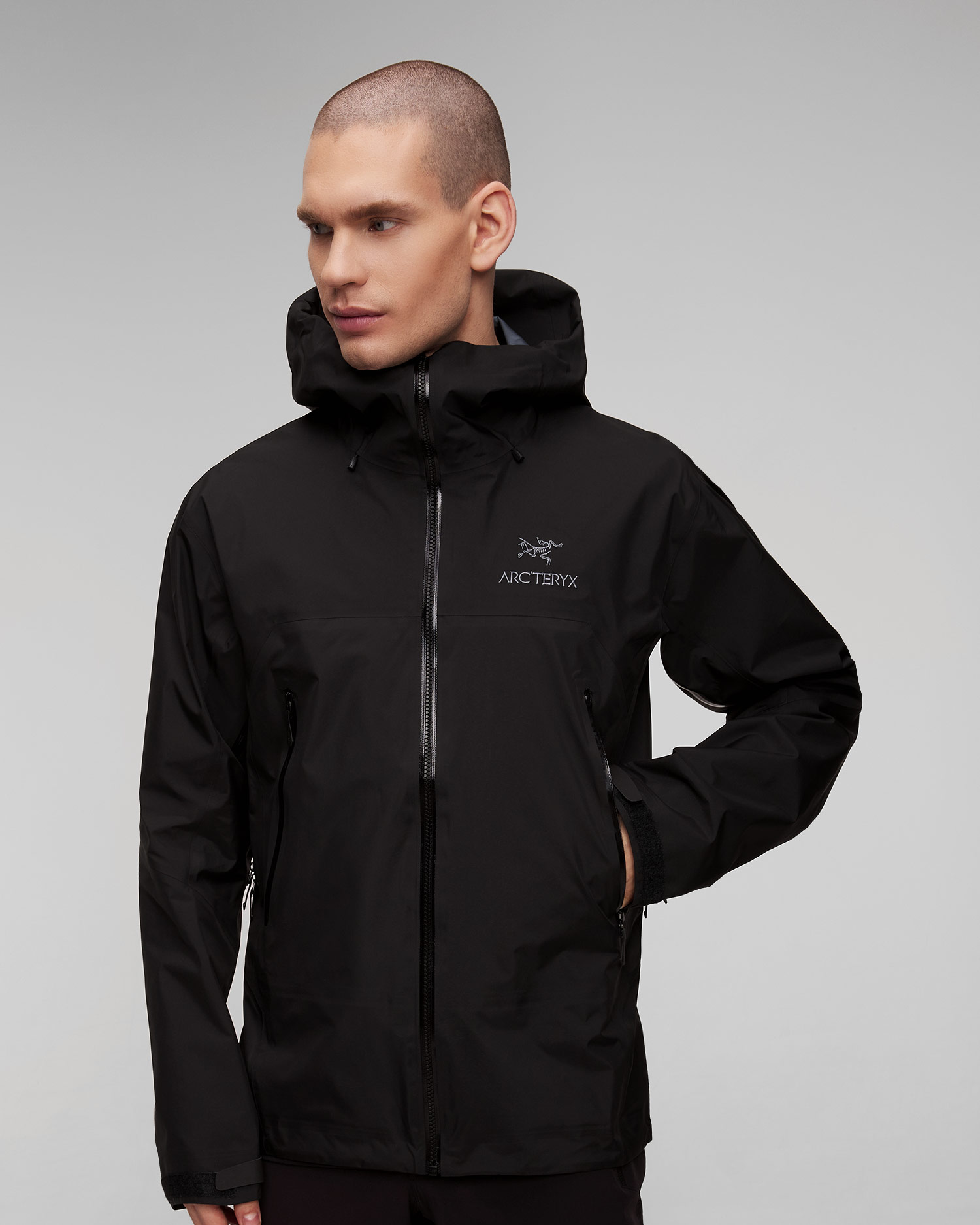 Veste hardshell noir pour hommes Arcteryx Beta AR  StormHood™
