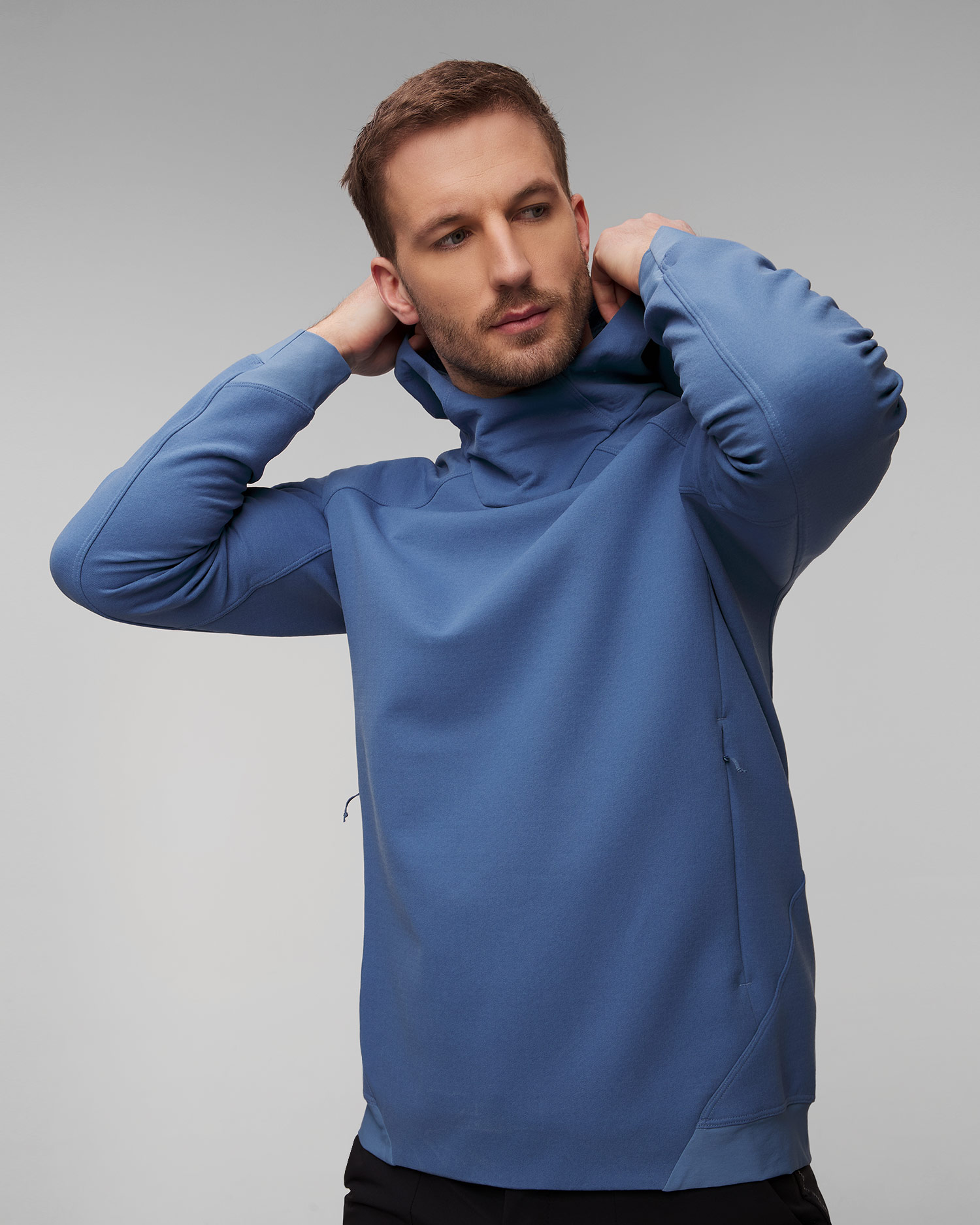 Sweat-shirt midlayer noir pour hommes Arcteryx Rethel Hdy M