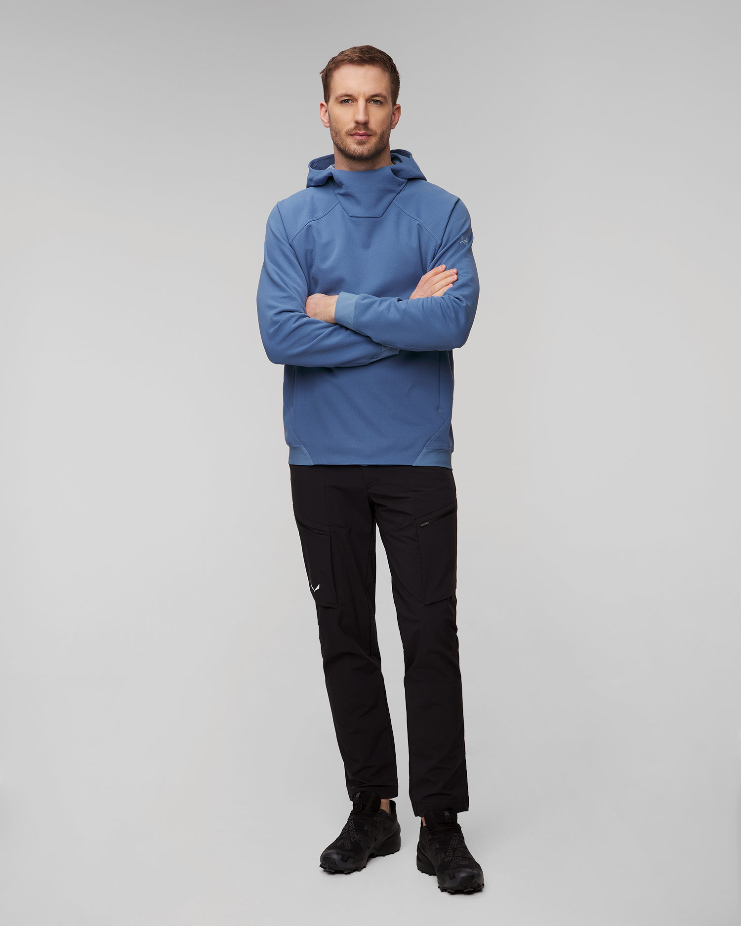 Hanorac albastru pentru bărbați Arcteryx Rethel Hdy M