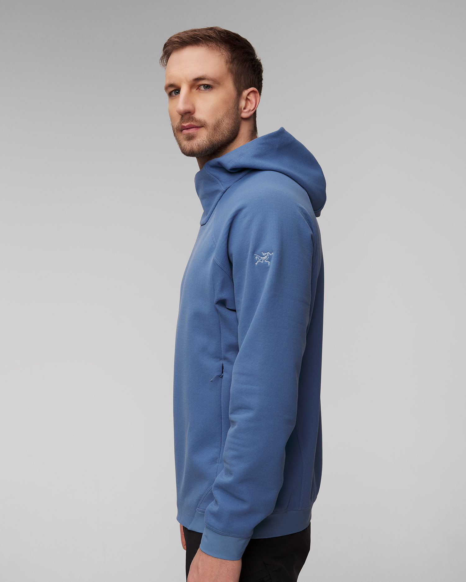 Hanorac albastru pentru bărbați Arcteryx Rethel Hdy M