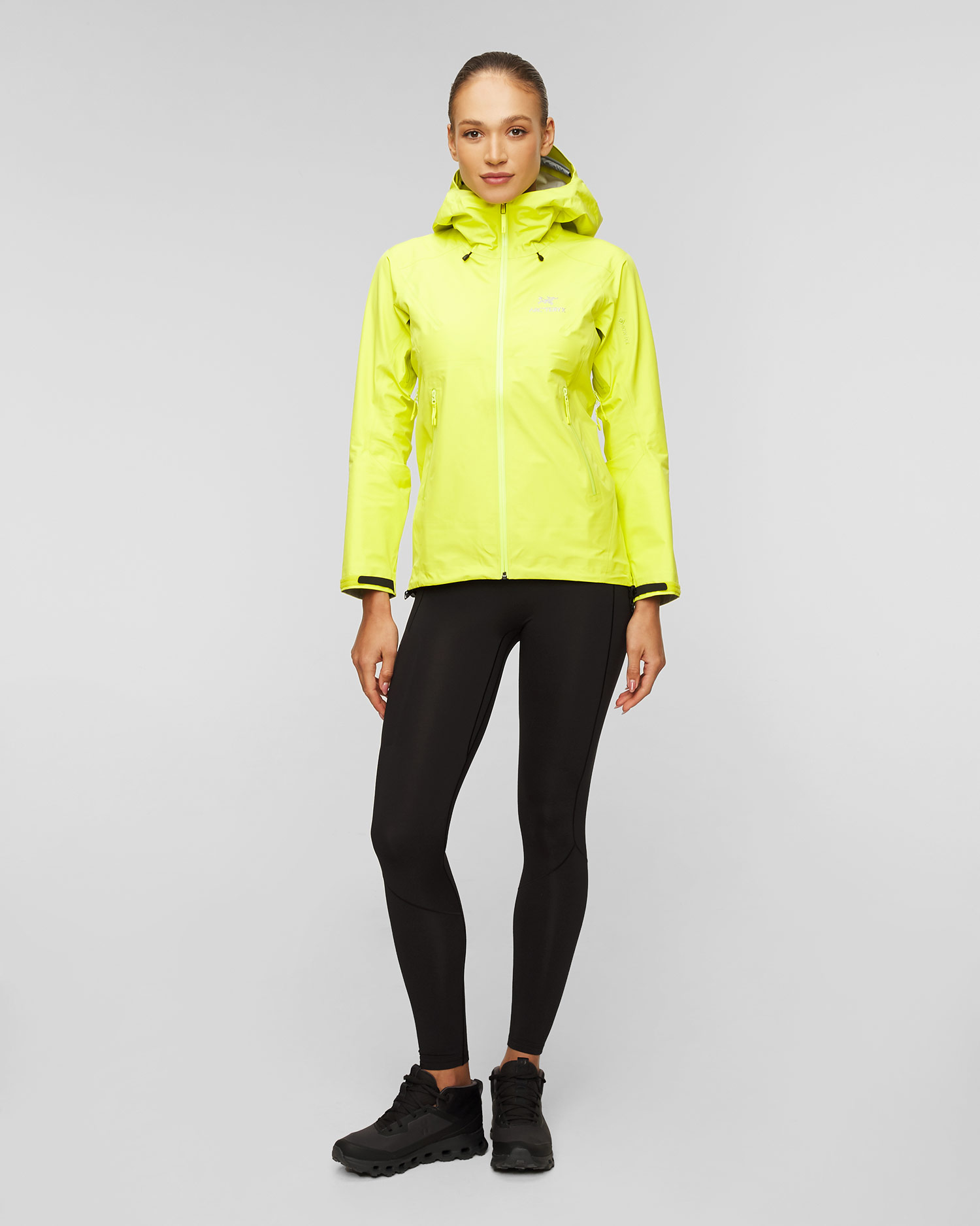 Veste membrane jaune pour femmes Arcteryx Beta LT