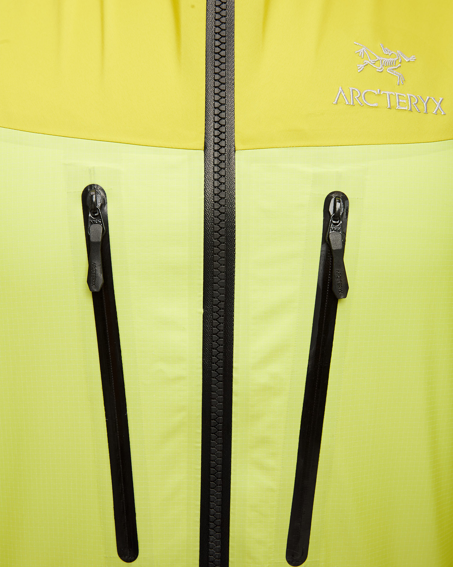 Women's yellow harshell jacket Arcteryx Alpha