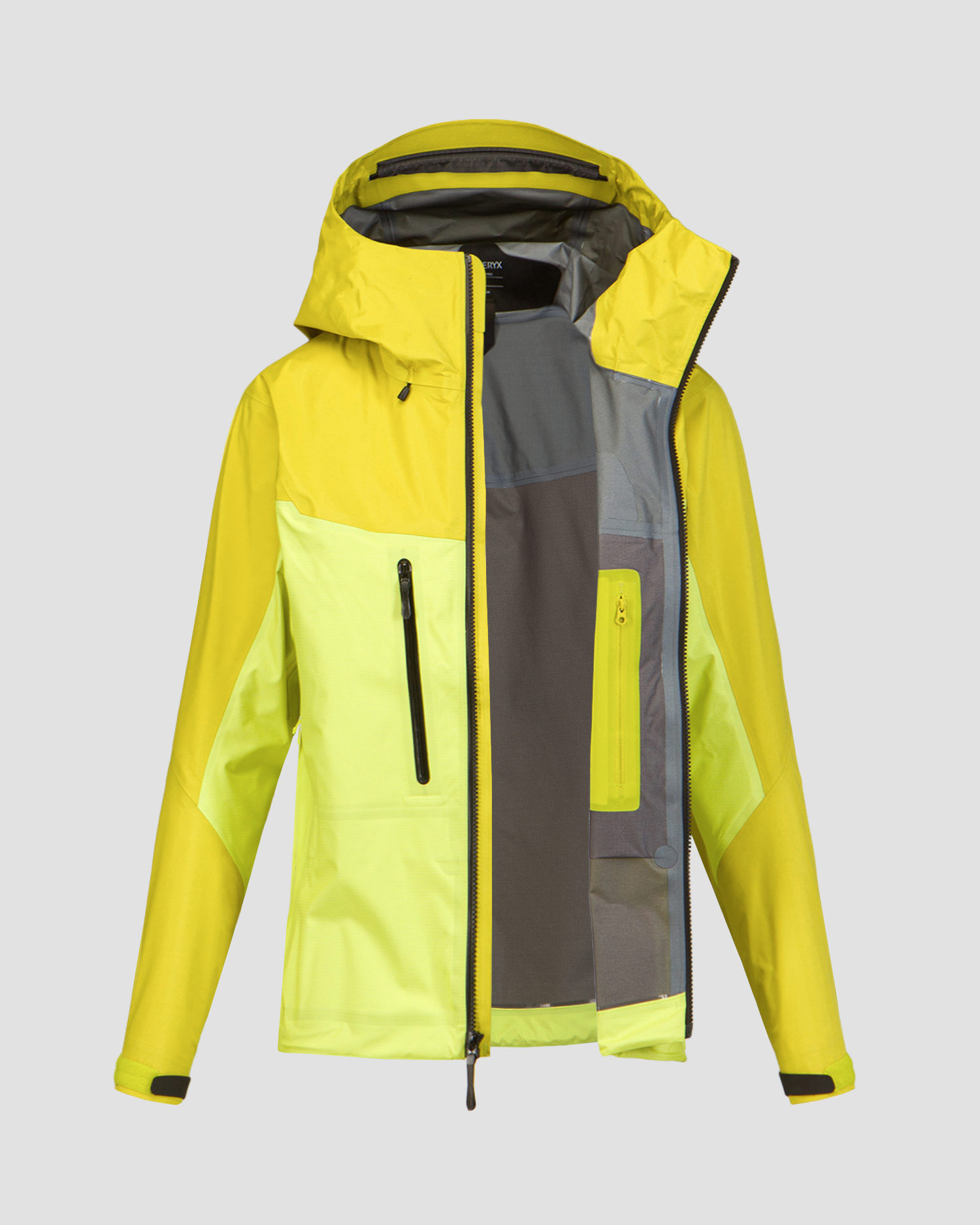 Women's yellow harshell jacket Arcteryx Alpha