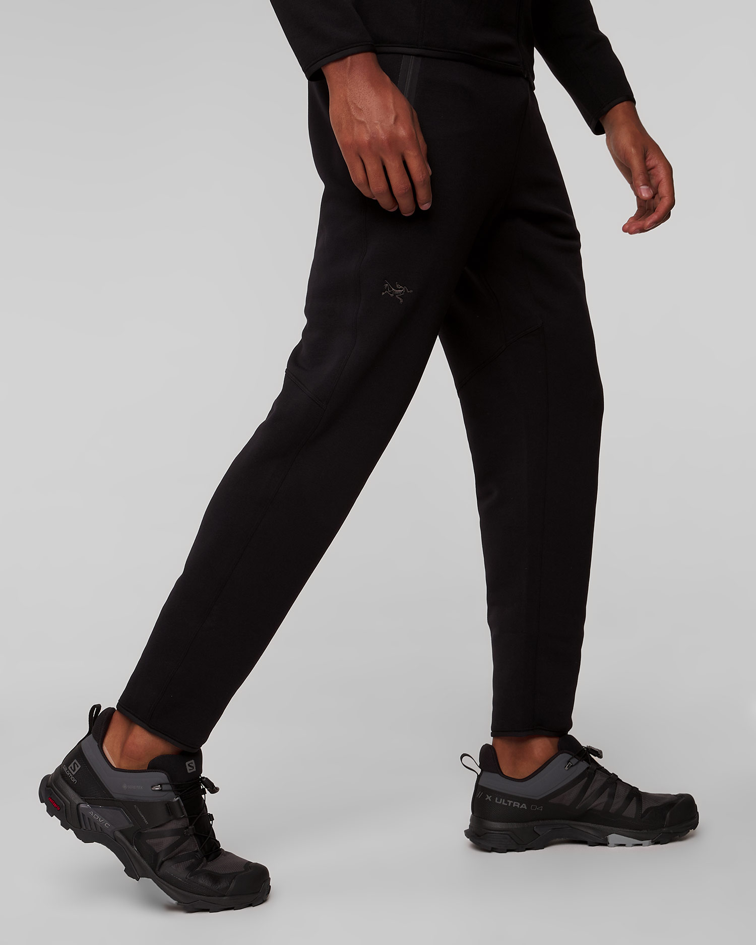 Czarne spodnie ocieplane męskie Arcteryx Kyanite