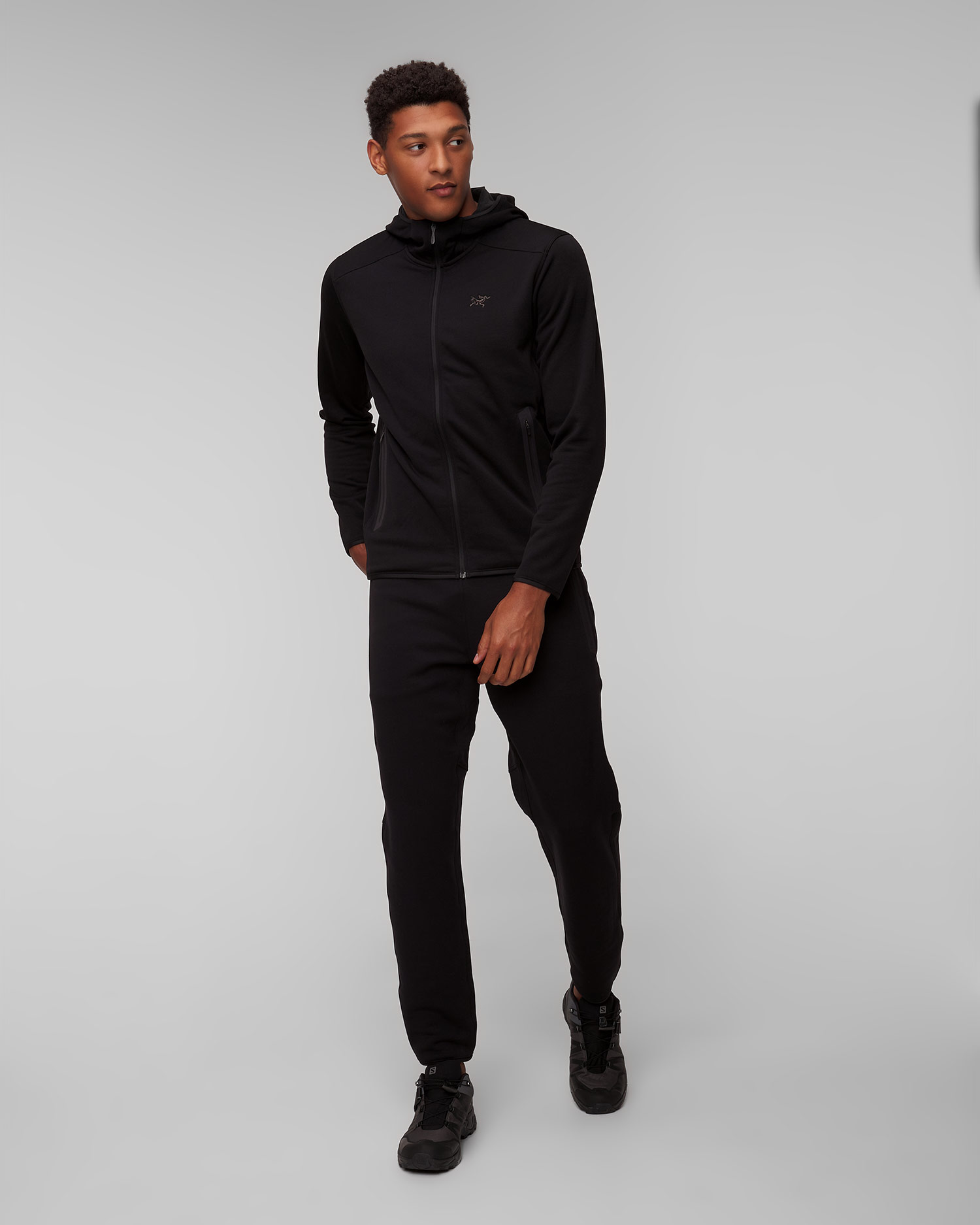 Czarne spodnie ocieplane męskie Arcteryx Kyanite