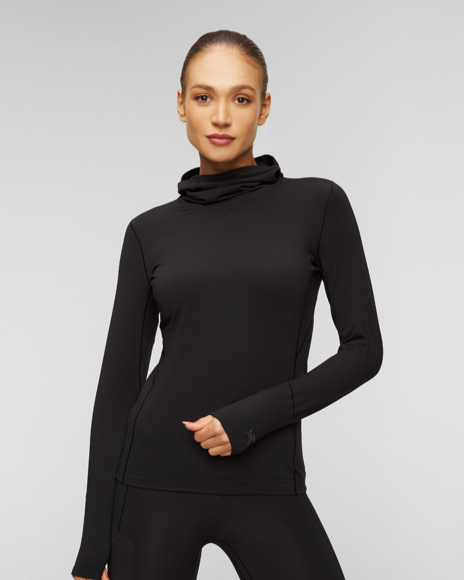 Arcteryx Rho Schwarzes Damen-Sweatshirt