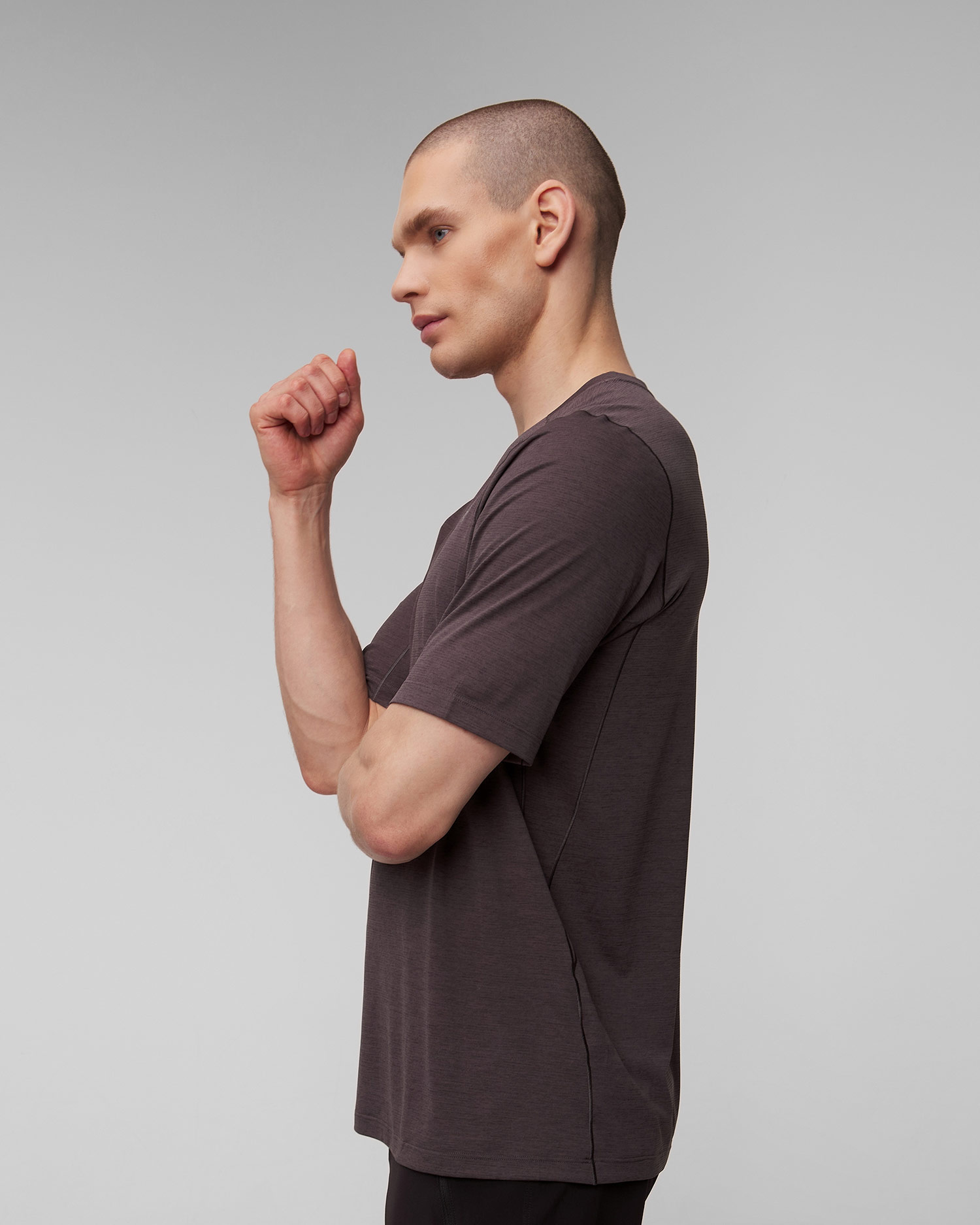 Szary T-shirt techniczny męski Arcteryx Cormac Crew SS