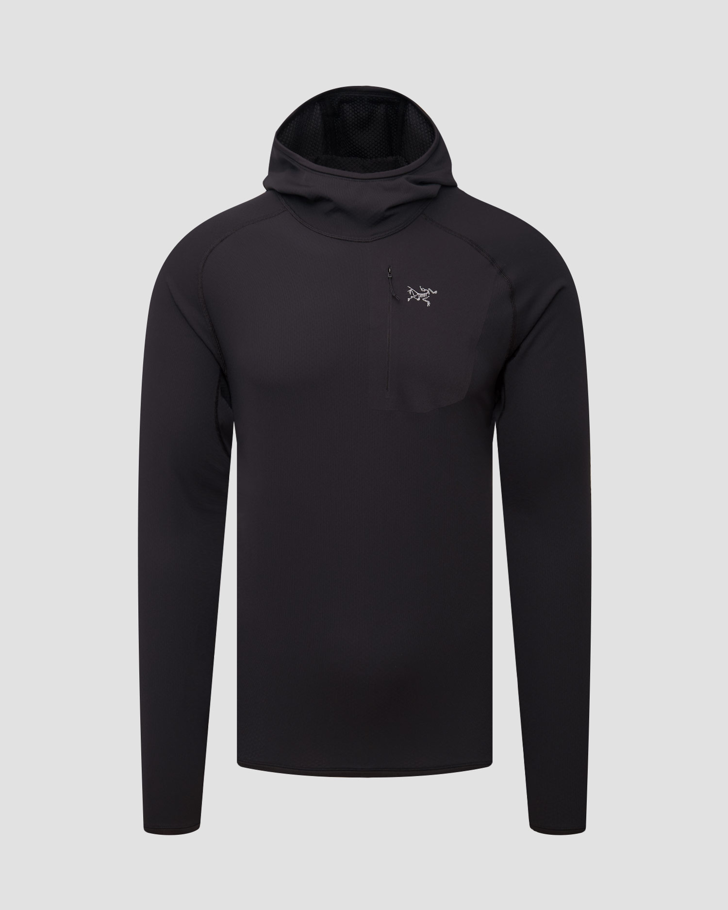 Czarna bluza techniczna męska Arcteryx Delta Pullover