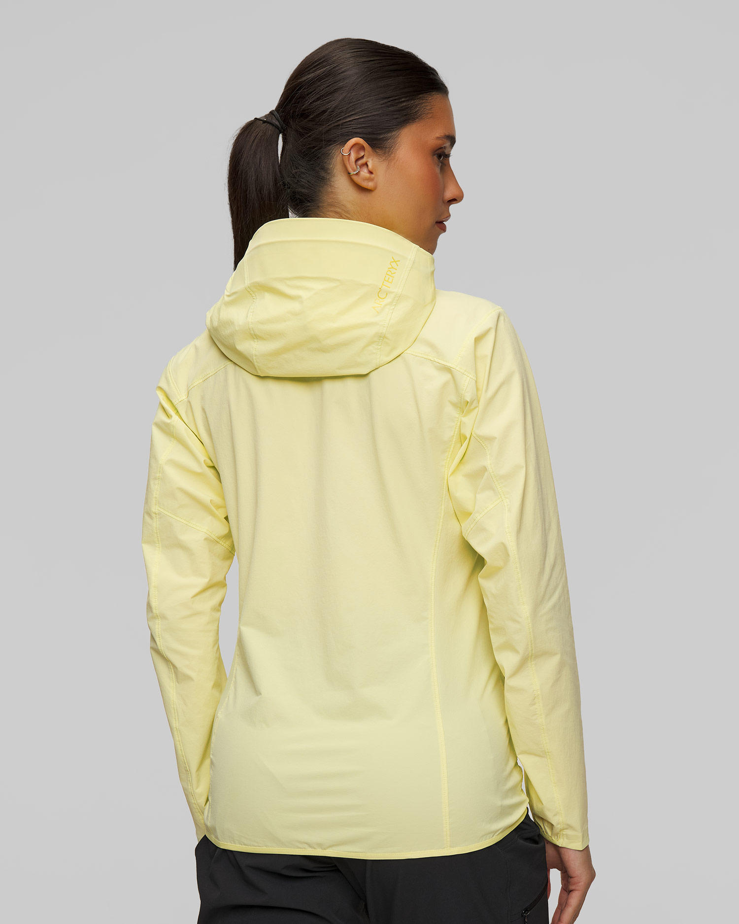 Women's softshell jacket Arcteryx Gamma Lightweight Hoody W yellow