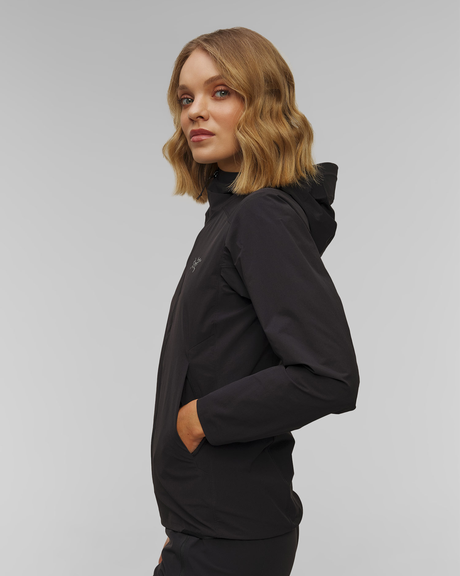 Women's softshell jacket Arcteryx Gamma Lightweight Hoody W black