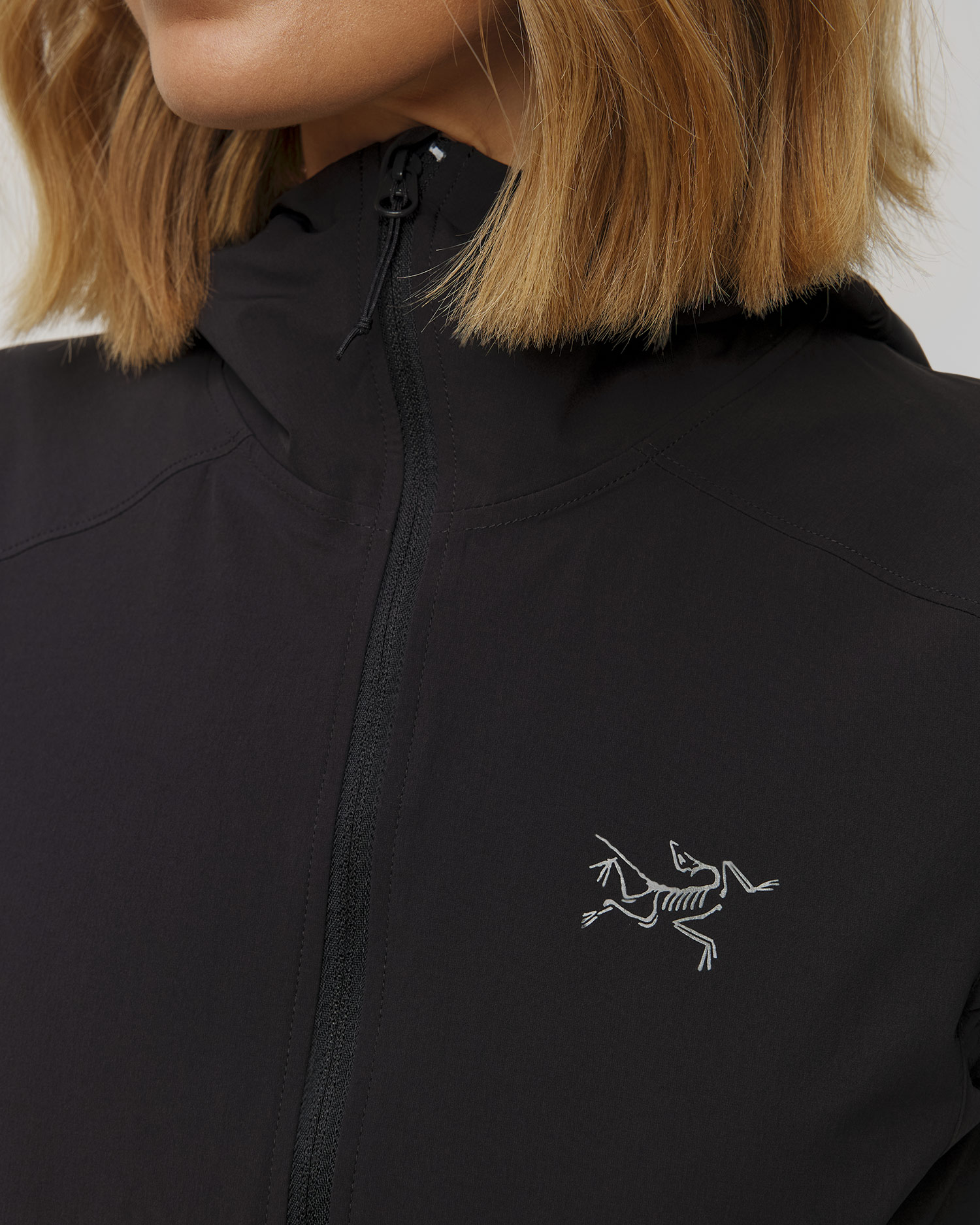 Women's softshell jacket Arcteryx Gamma Lightweight Hoody W black