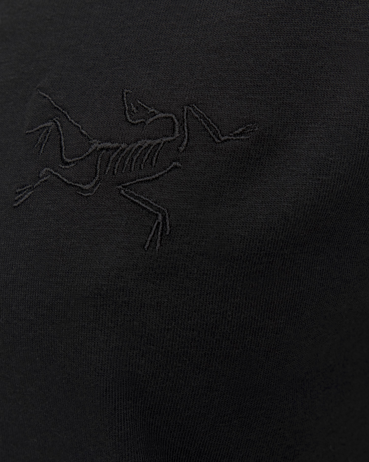 Dámske tričko Arcteryx Kragg Cotton Little Bird Crew SS W čierne