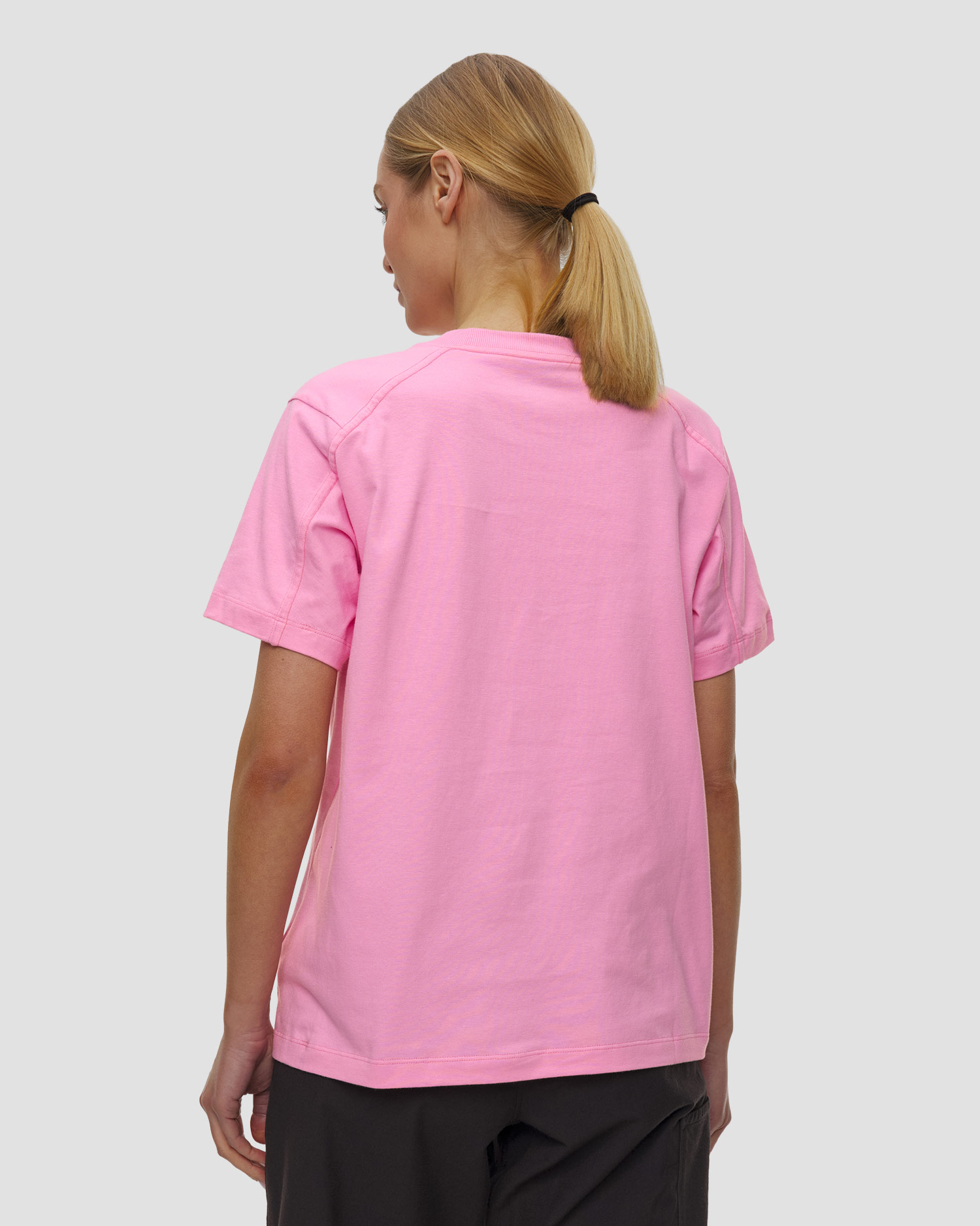 T-shirt damski Arcteryx Kragg Cotton Little Bird Crew Ss W różowy