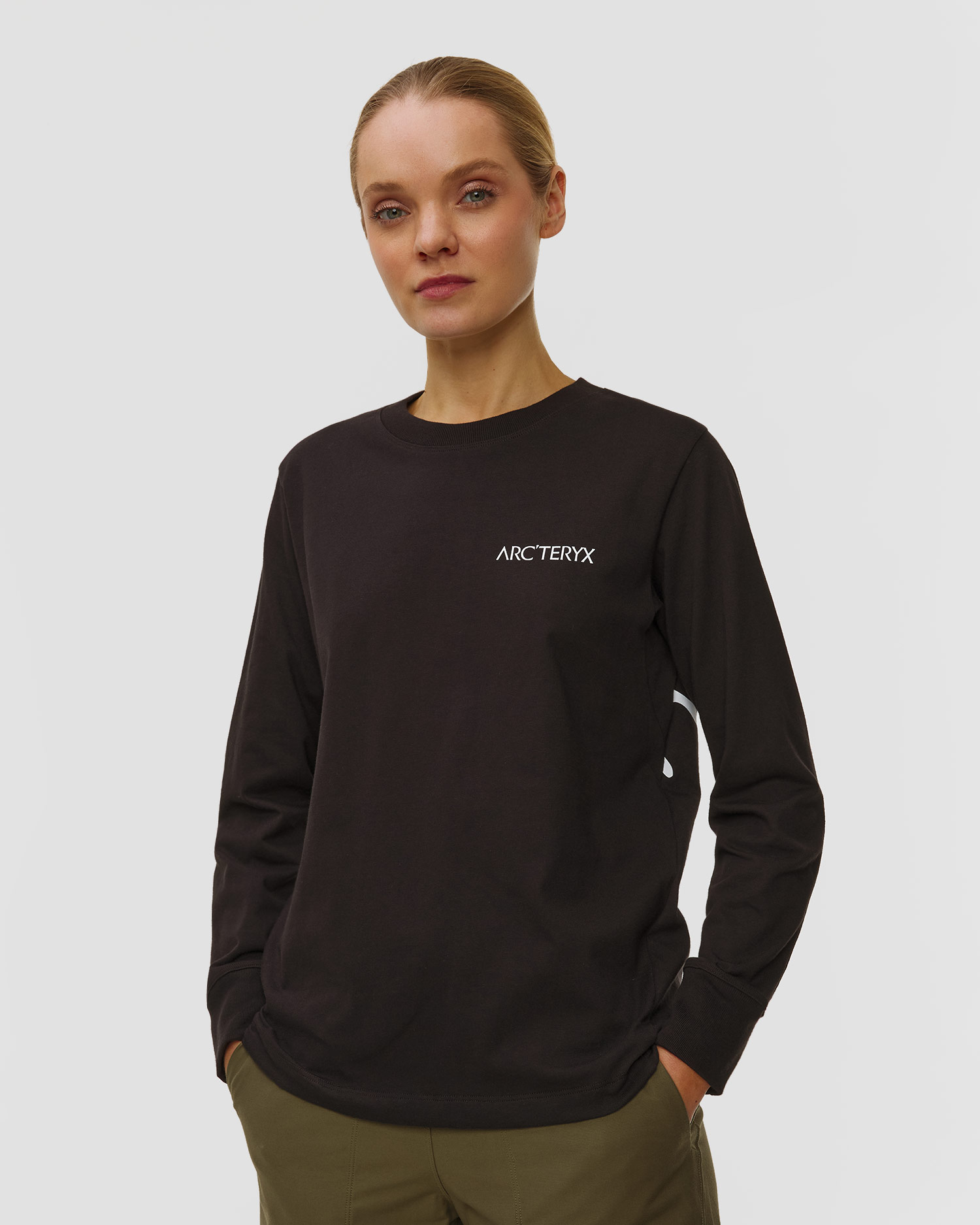 Dámské tričko s dlouhými rukávy Arcteryx KRAGG CTTN CRW LS W
