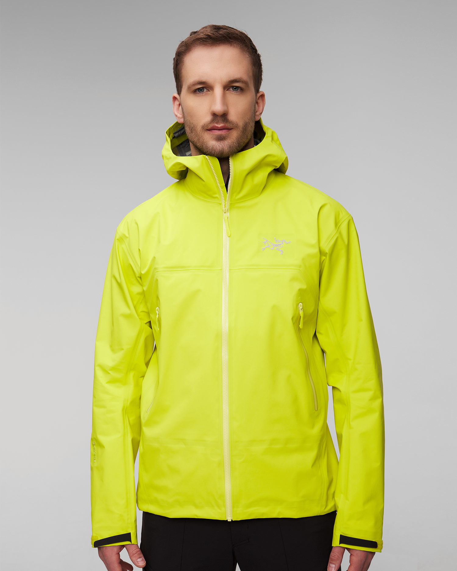Żółta kurtka hardshellowa męska Arcteryx Beta Jacket M