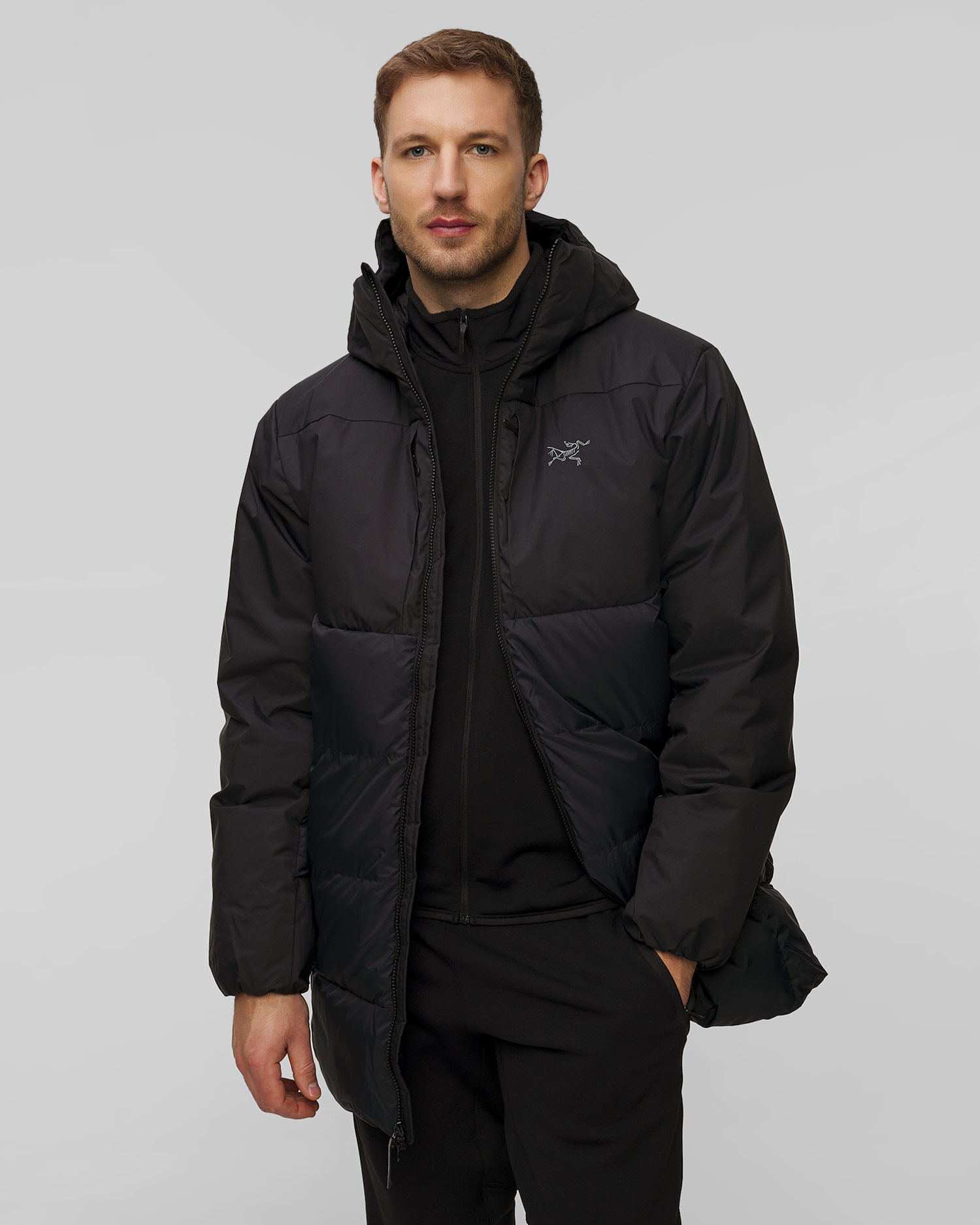 Pánska zateplená bunda Arcteryx Thorium Sv Parka čierna