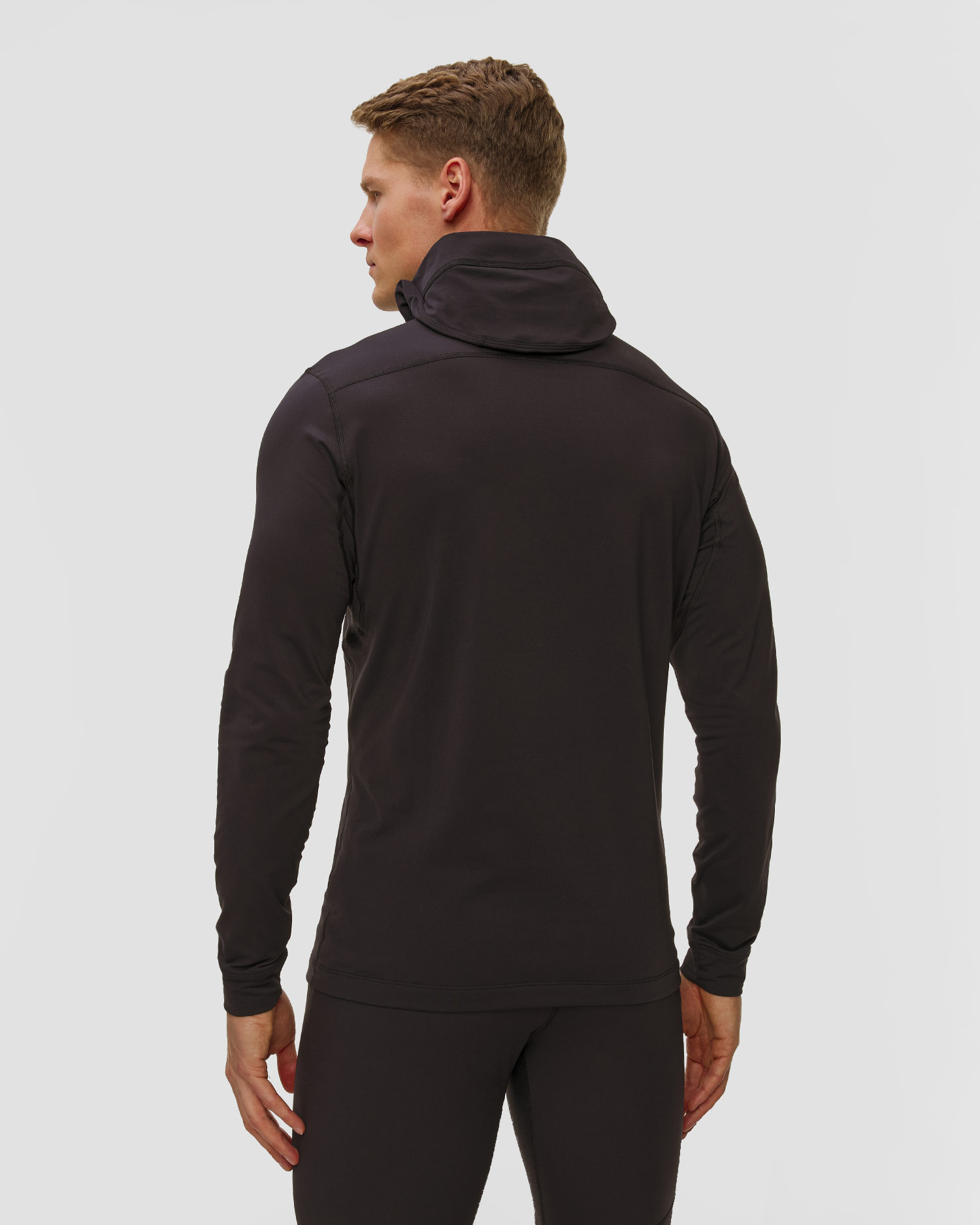 Pánská mikina Arcteryx RHO LT Hoody Men v černé barvě