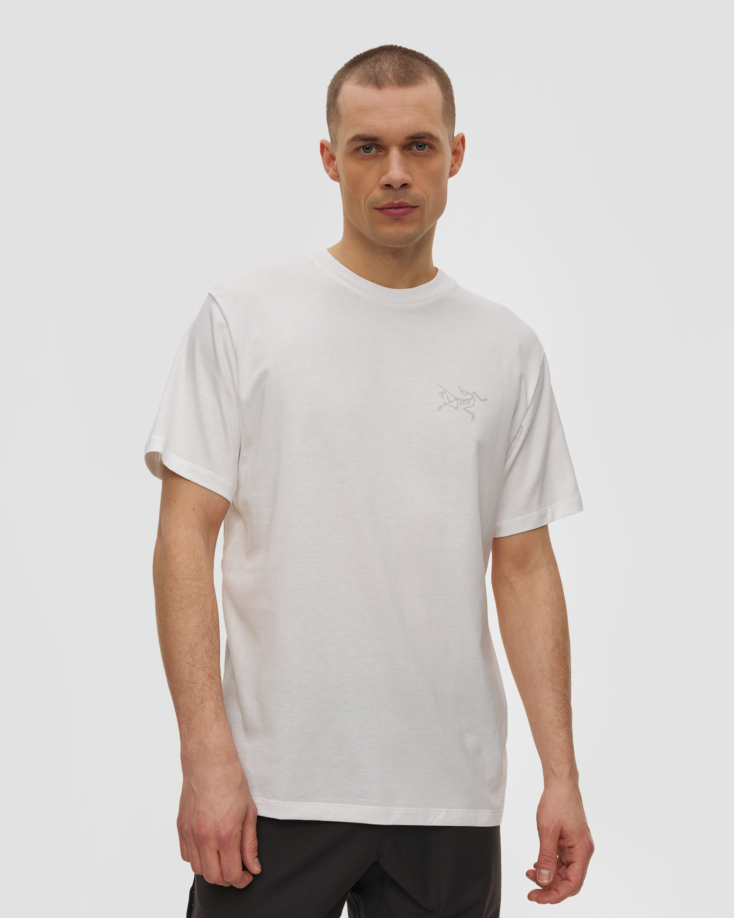 Tricou pentru bărbați Arcteryx Kragg SL Cotton SS M alb