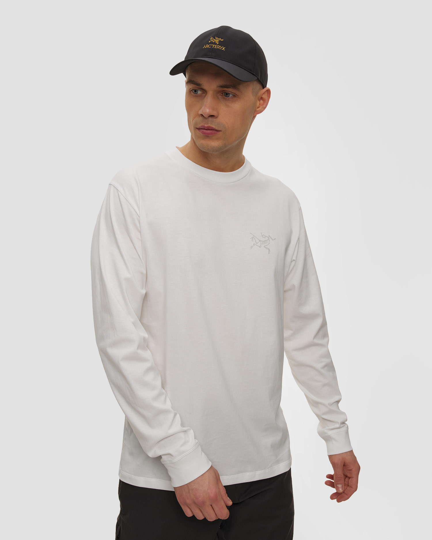 Tricou cu mânecă lungă pentru bărbați Arcteryx Kragg SL Cotton LS M alb, Culoare/Model: Biały